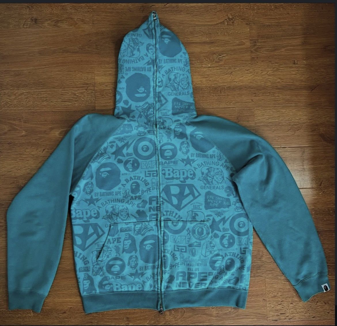 Bape BAPE X NIGO LOGO MANIA FULL ZIP 2000s Size US S / EU 44-46 / 1 - 1 Thumbnail