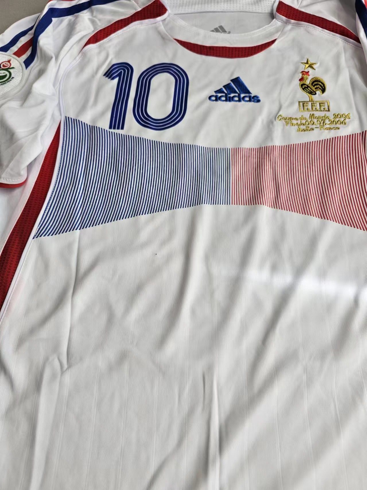 Other 2006 Worlf Cup France 10 Zidane Jersey Away Size US XXL / EU 58 / 5 - 3 Thumbnail