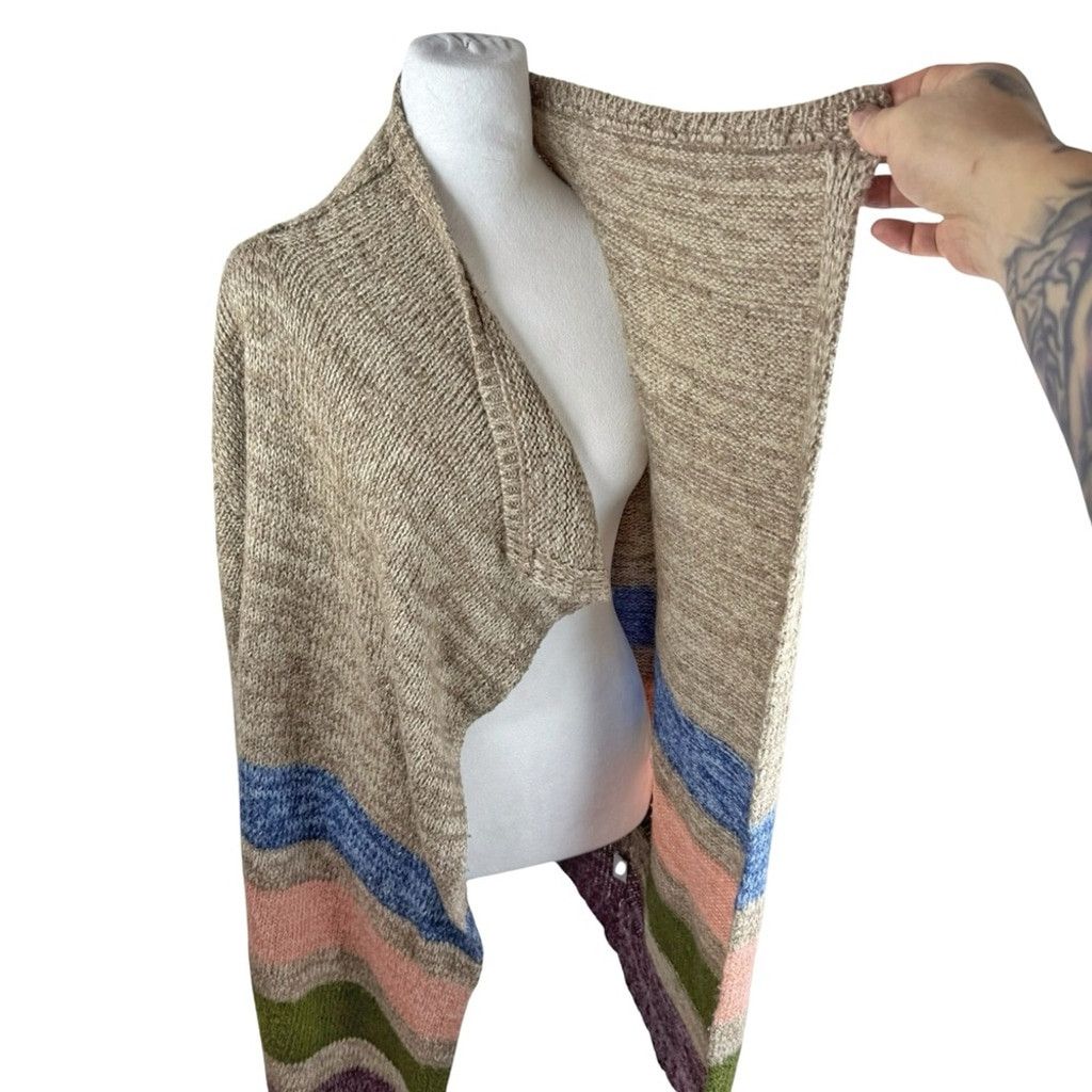 Other COLOR SWATCH Women's Colorful Massive Blanket Wrap Sweater Size 3XL / US 20-22 - 3 Thumbnail