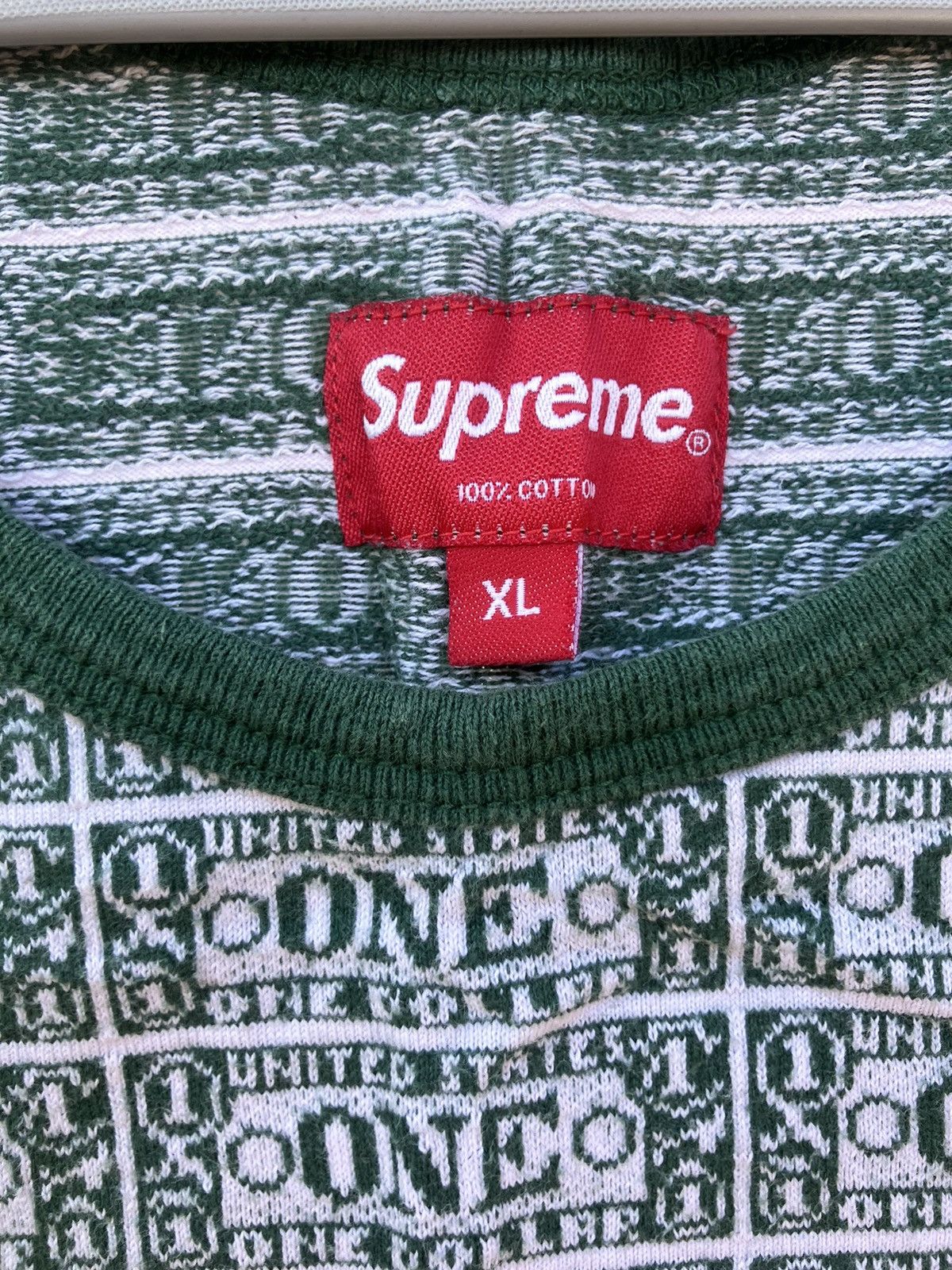 Supreme Supreme Jacquard Dollar Tank Size US XL / EU 56 / 4 - 3 Thumbnail