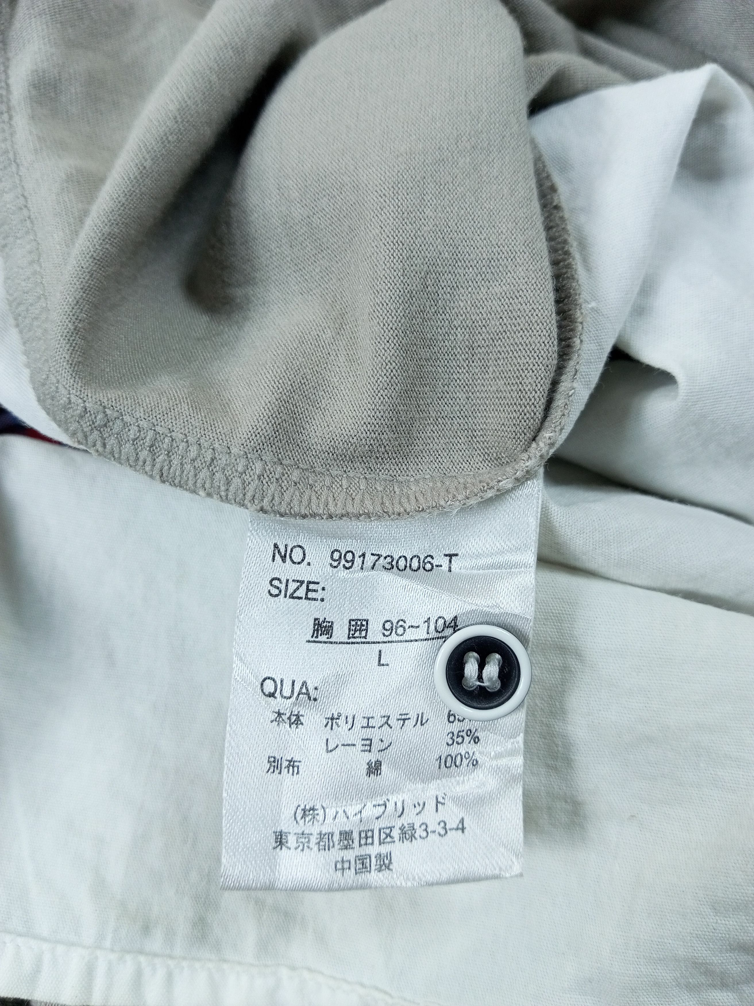Japanese Brand japanese double layer Long Sleeve button shirt Size US L / EU 52-54 / 3 - 12 Thumbnail
