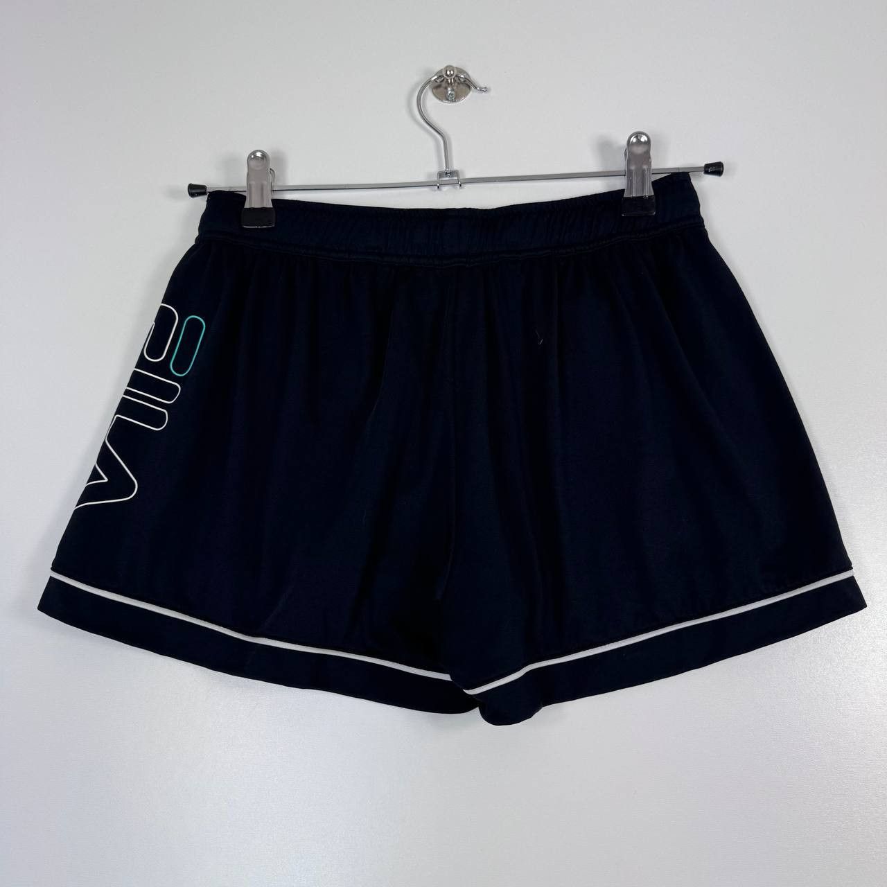 Fila Fila Womens Running Shorts Black Athletic Gym Training Sz S Size 33" - 1 Thumbnail