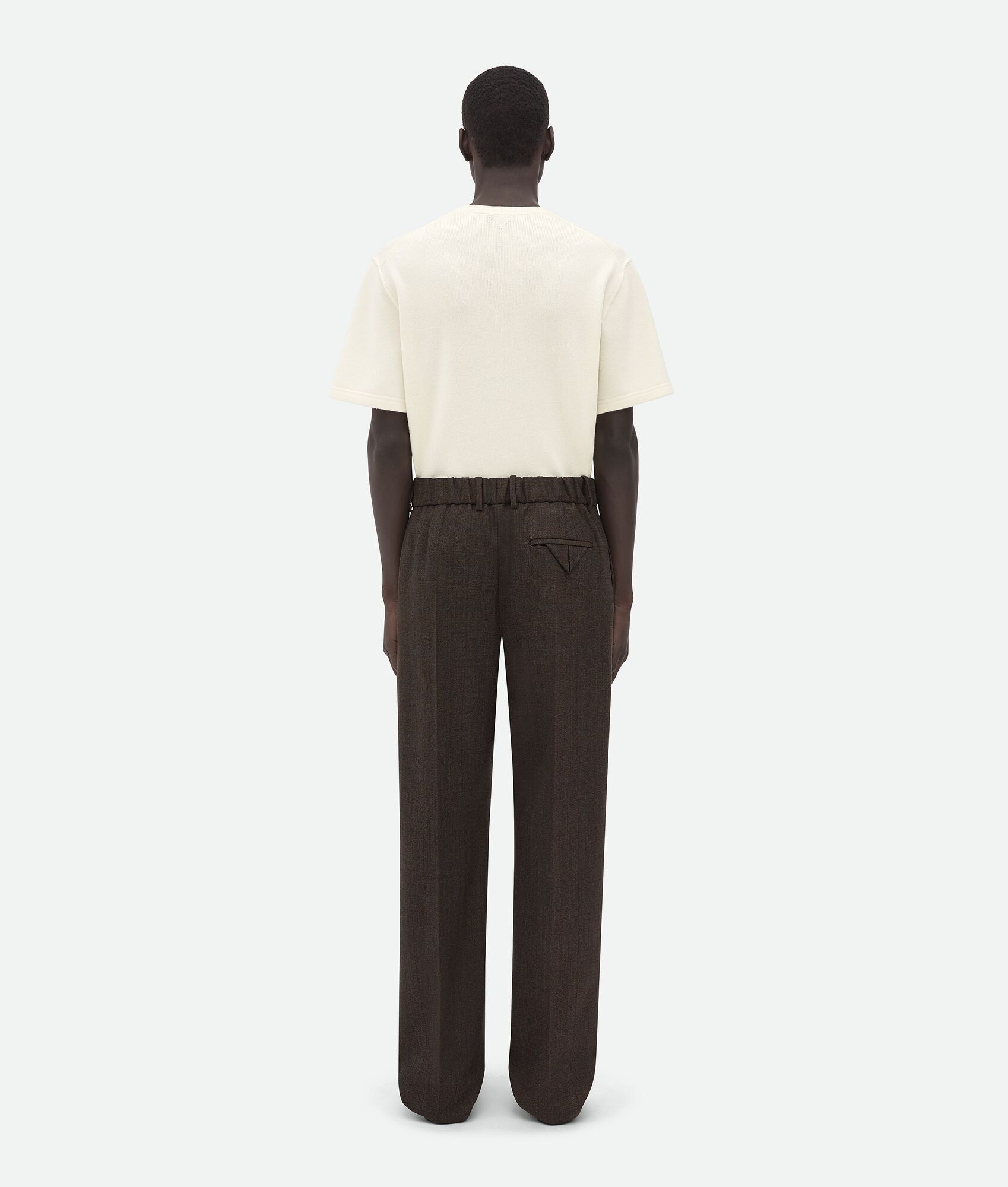 Bottega Veneta o1loc1c0325 750027 Elasticated Waist Prince Wales Wool Pant Size US 34 / EU 50 - 3 Thumbnail