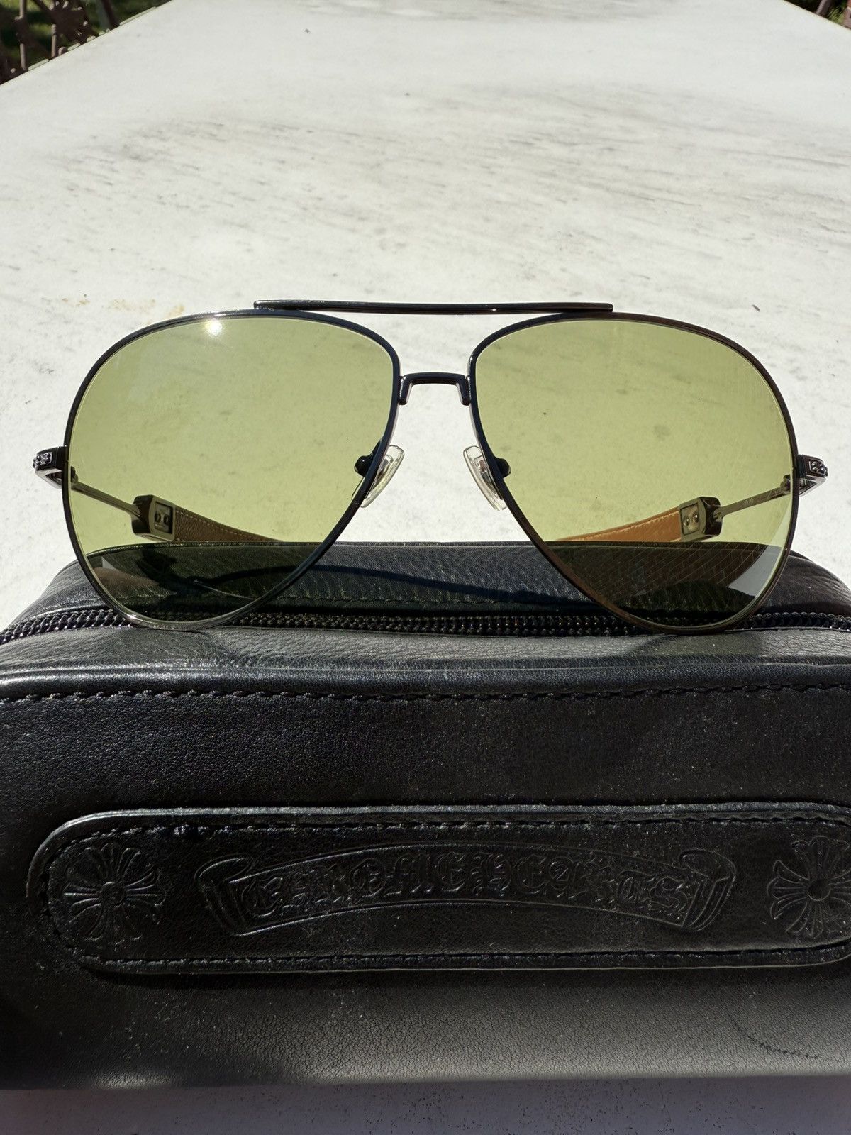 Chrome Hearts Chrome Hearts JO JO Aviators Size ONE SIZE - 1 Thumbnail