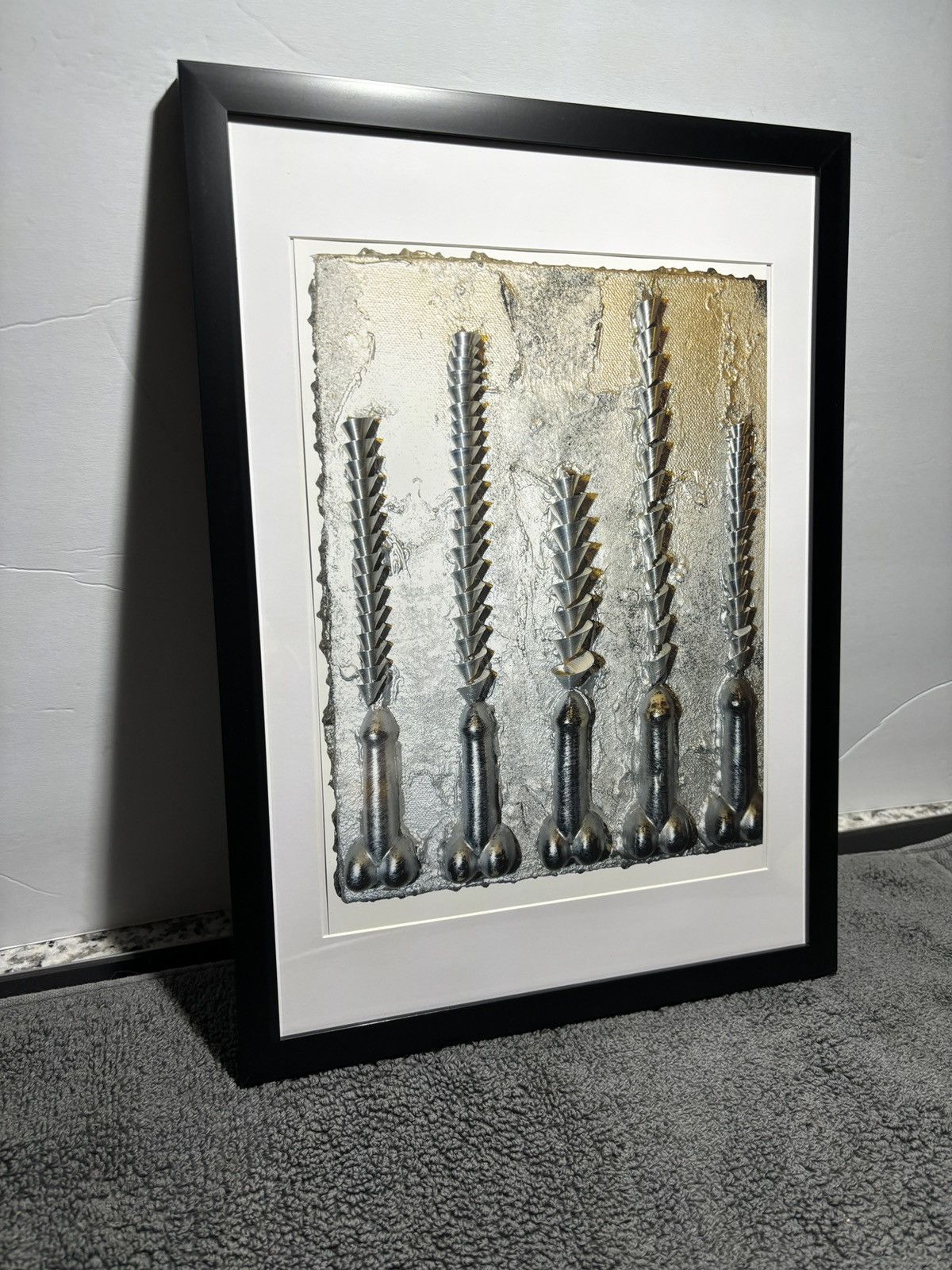 Chrome Hearts * Chrome Hearts * ‘Chrome D*ck’ Foti Framed Art Size ONE SIZE - 3 Thumbnail
