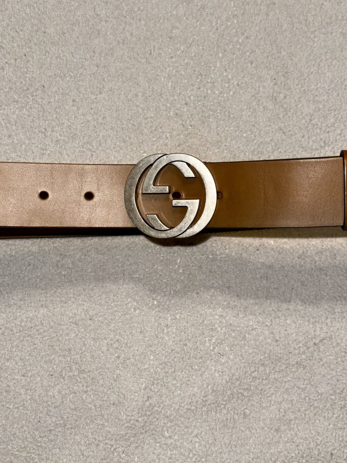 Gucci Gucci Interlocking G Buckle Belt Size 34 - 1 Thumbnail
