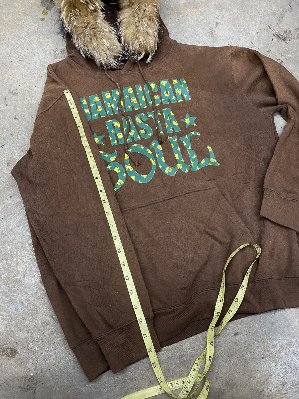 Beauty Beast × Hysteric Glamour × Japanese Brand faux fur hoodie jamaican rasta brown Size US L / EU 52-54 / 3 - 10 Thumbnail