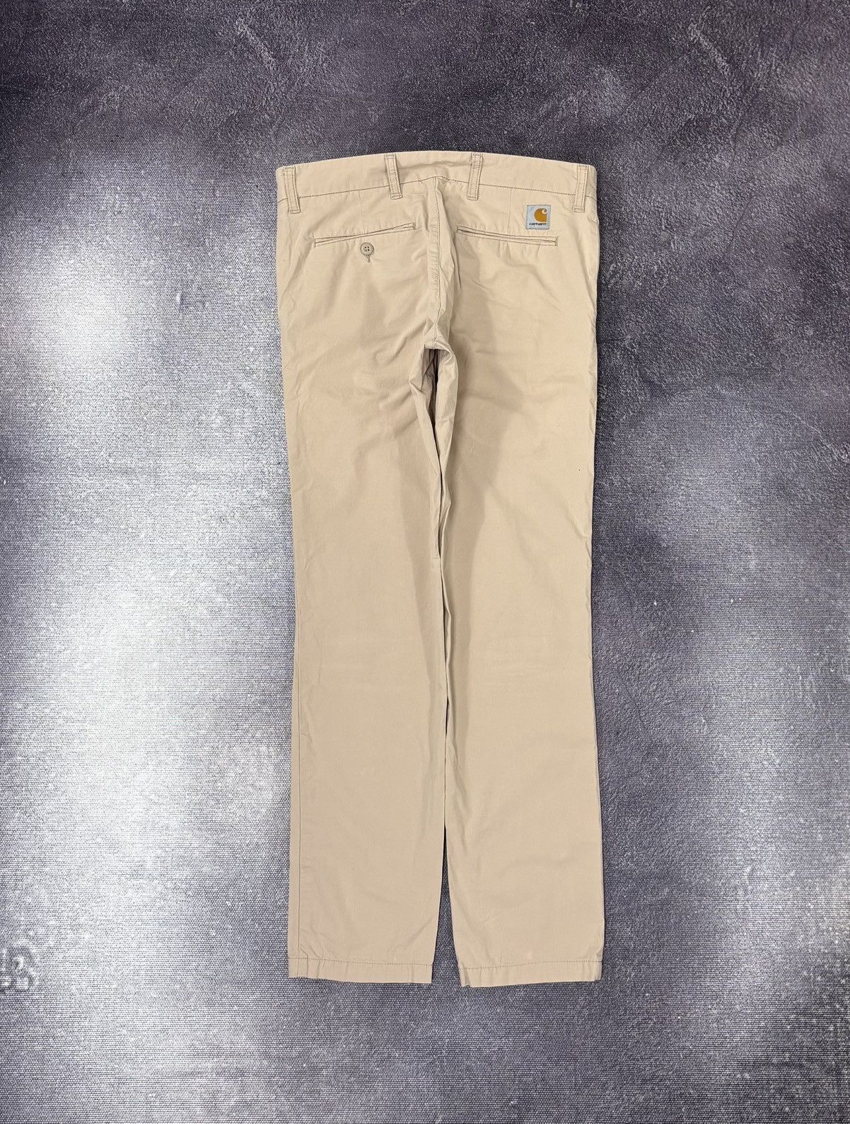 Carhartt Wip Carhartt WIP Men’s Beige Stretch Workwear Chino Sid Pants Size US 31 - 2 Thumbnail