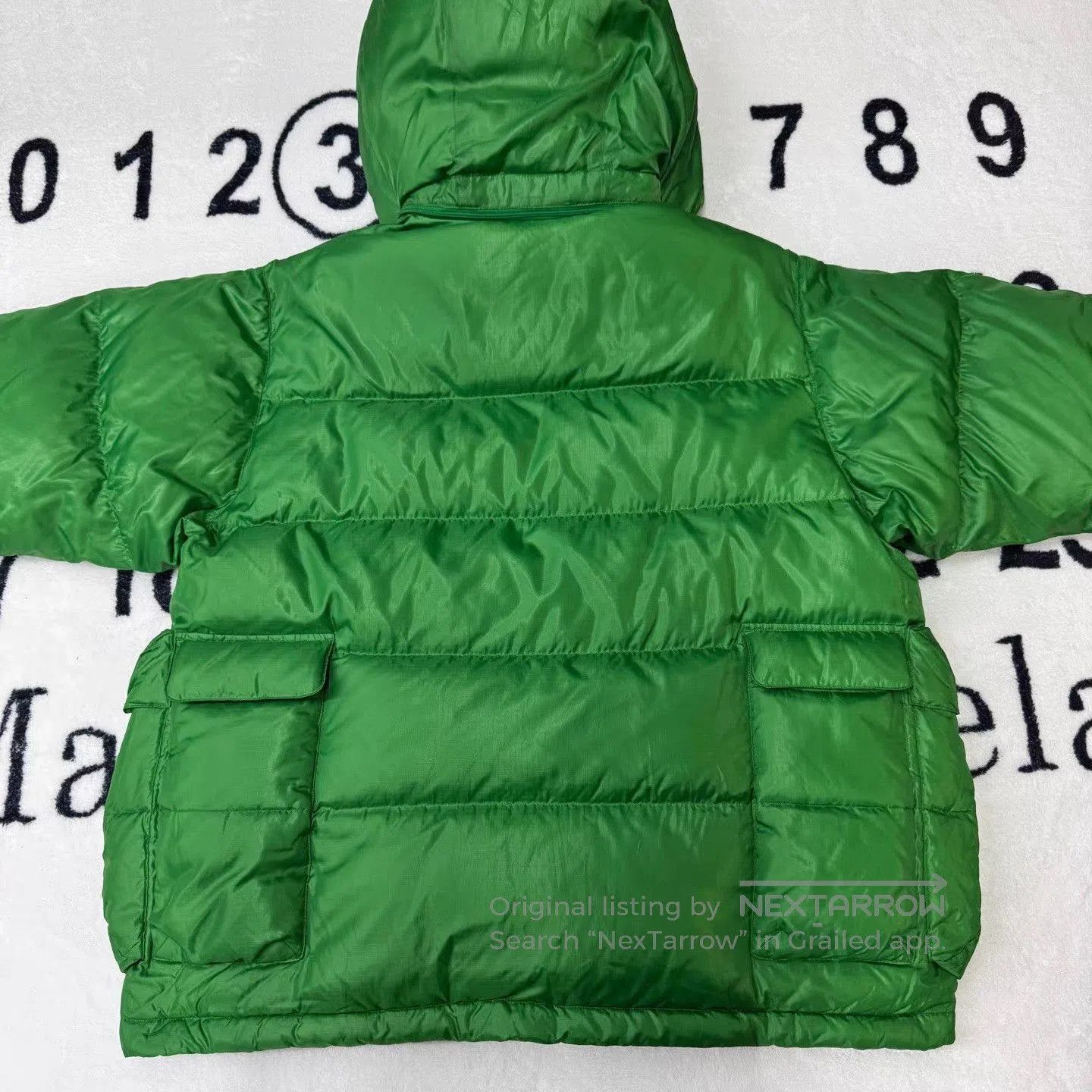 DAIWA Green Puffer Coat with Hood . Size US L / EU 52-54 / 3 - 4 Thumbnail