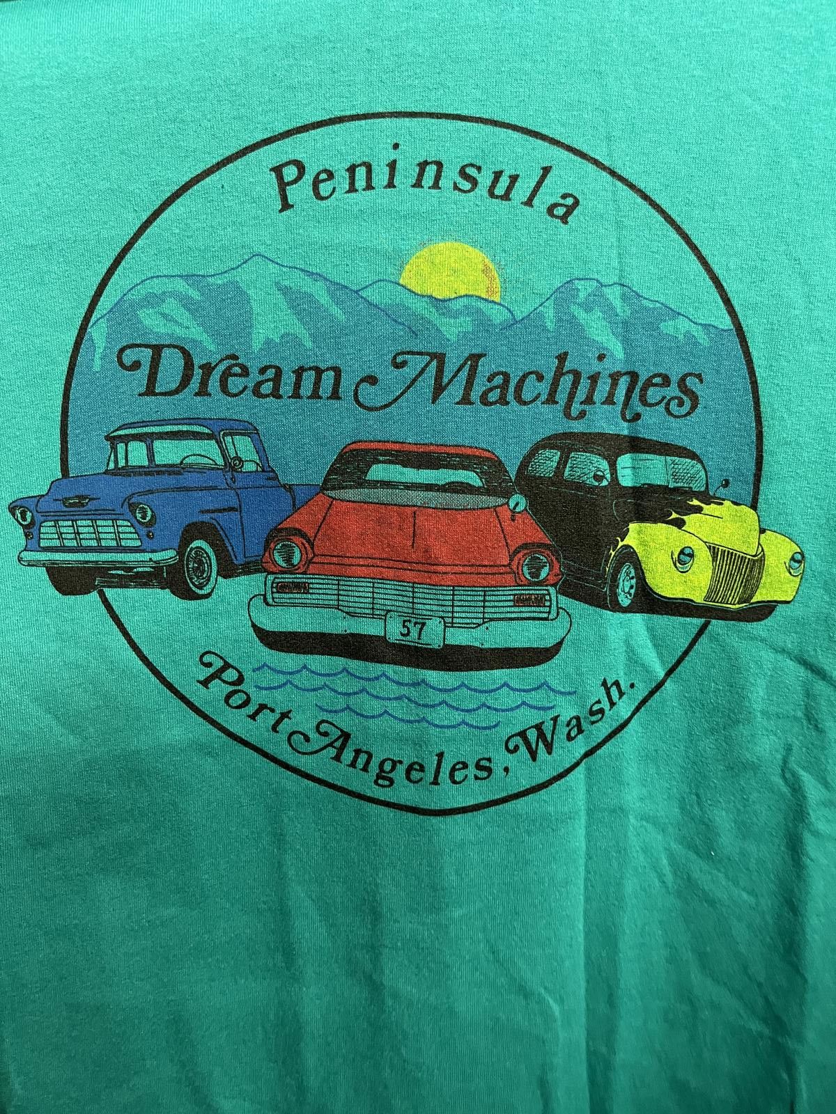 Hanes VTG Dream Machines 57 Chevy / Classic Cars Single Stitch - L Size US L / EU 52-54 / 3 - 3 Thumbnail