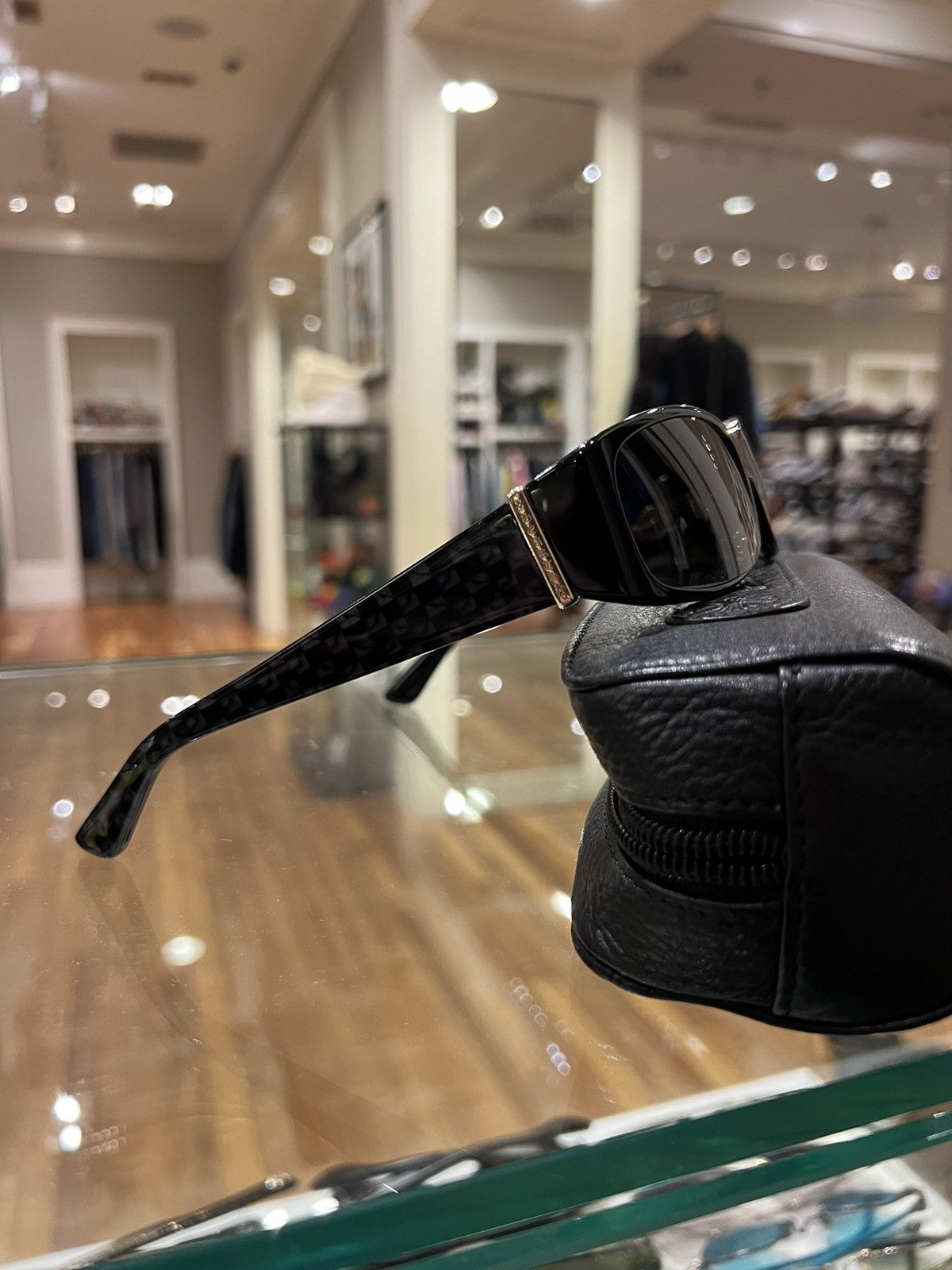 Chrome Hearts Matty Boy 99 eyes ULEIN Sunglasses Black Gold