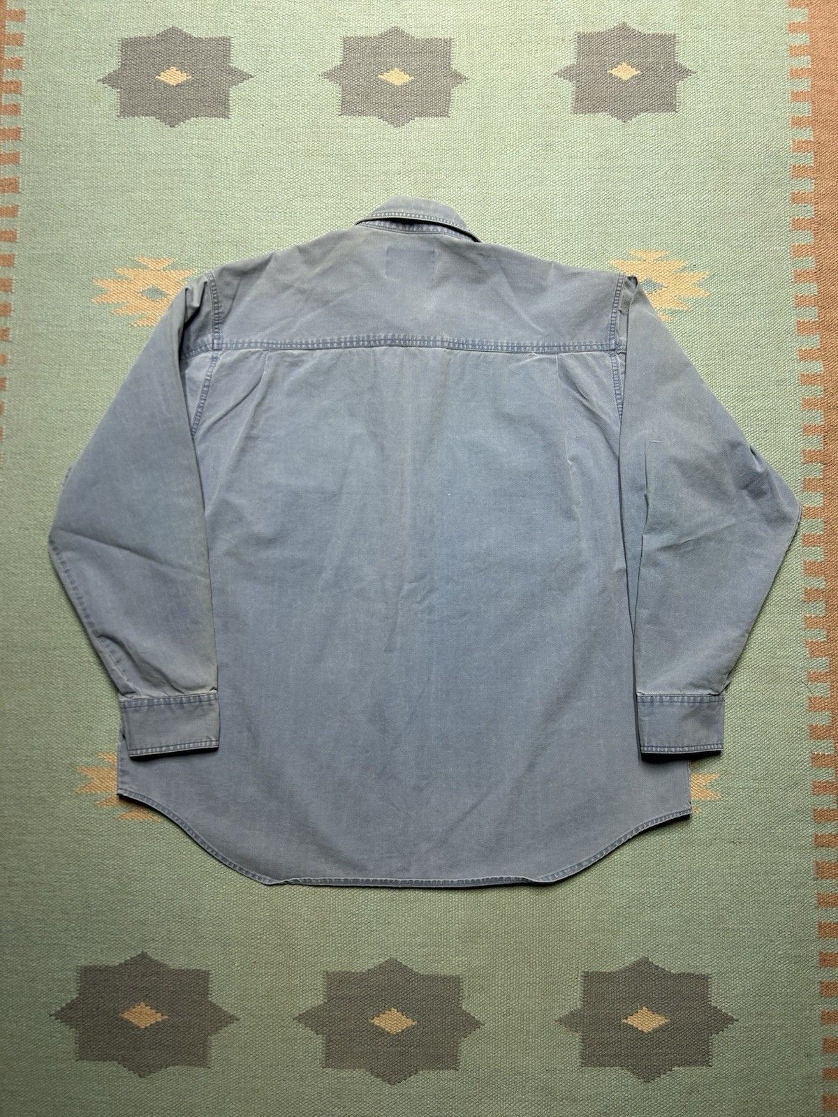 Vintage Wrangler button shirt safari outdoor hiking fishin cotton XL Size US XL / EU 56 / 4 - 6 Thumbnail