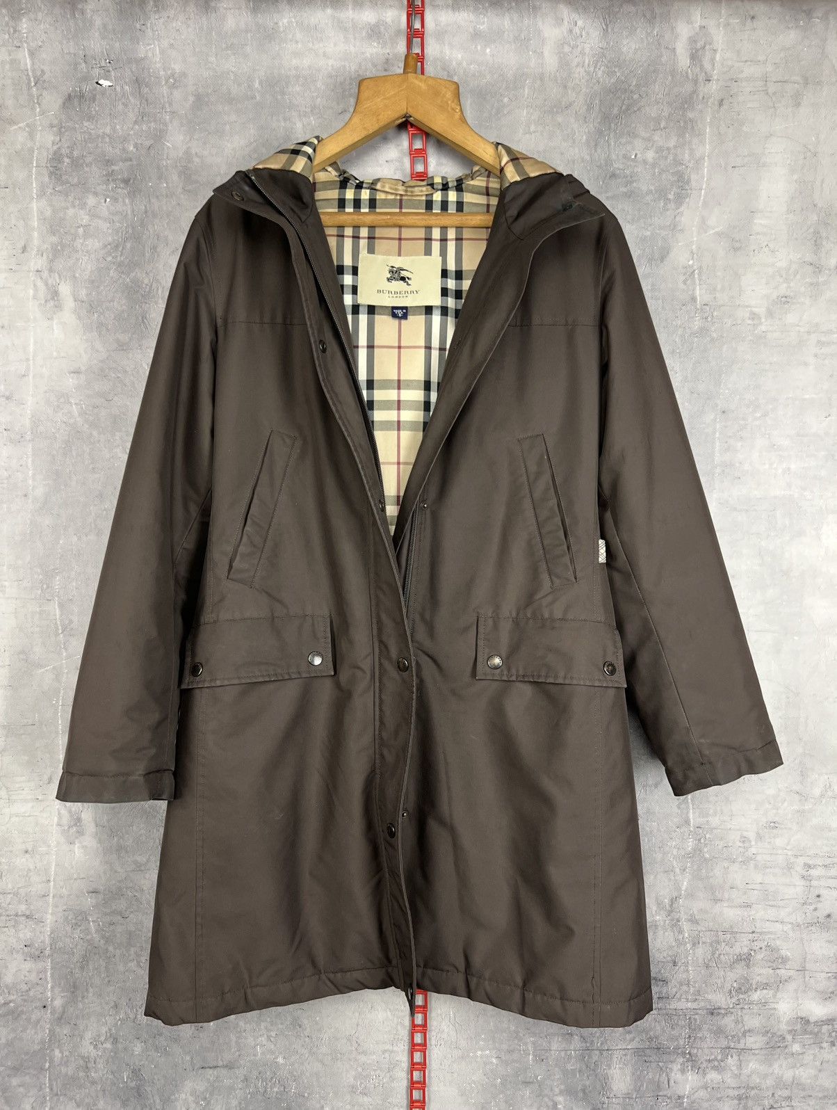 Burberry Burberry Nova Check Women’s Brown Parka Jacket Size S Size S / US 4 / IT 40 - 1 Thumbnail