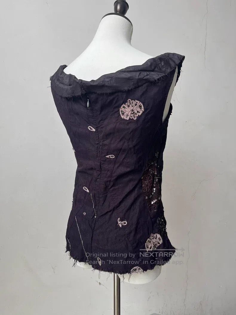 Other Junya Watanabe Embroidered crochet lace fringed vest Size M / US 6-8 / IT 42-44 - 1 Thumbnail