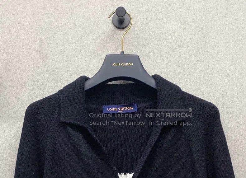 Louis Vuitton LV x NBA Black Knit Jacket. Size US M / EU 48-50 / 2 - 5 Thumbnail