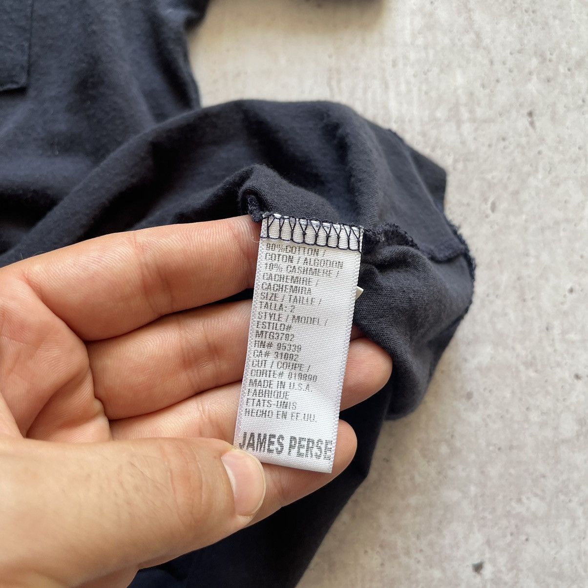 Designer × James Perse James Perse made in USA polo tee Size US M / EU 48-50 / 2 - 8 Thumbnail