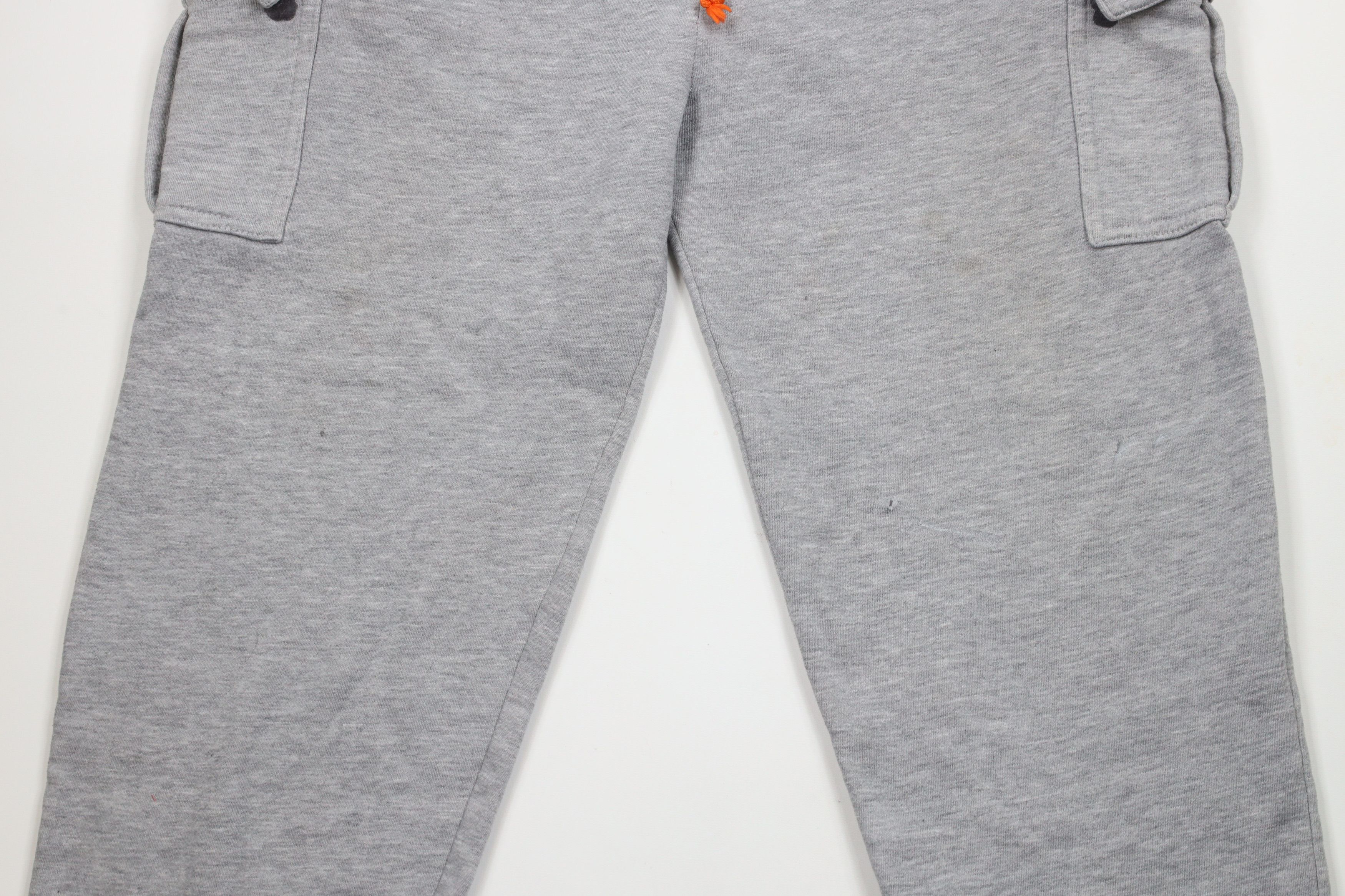 Vintage Vintage 90s Y2K Streetwear Wide Leg Cargo Sweatpants Gray Size US 40 / EU 56 - 3 Thumbnail