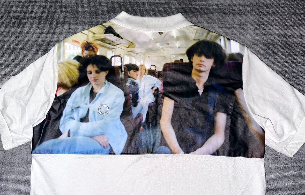 Raf Simons X Fred Perry Co-Branded Printed Appliqué Polo Short Sleeve- Size US L / EU 52-54 / 3 - 2 Thumbnail