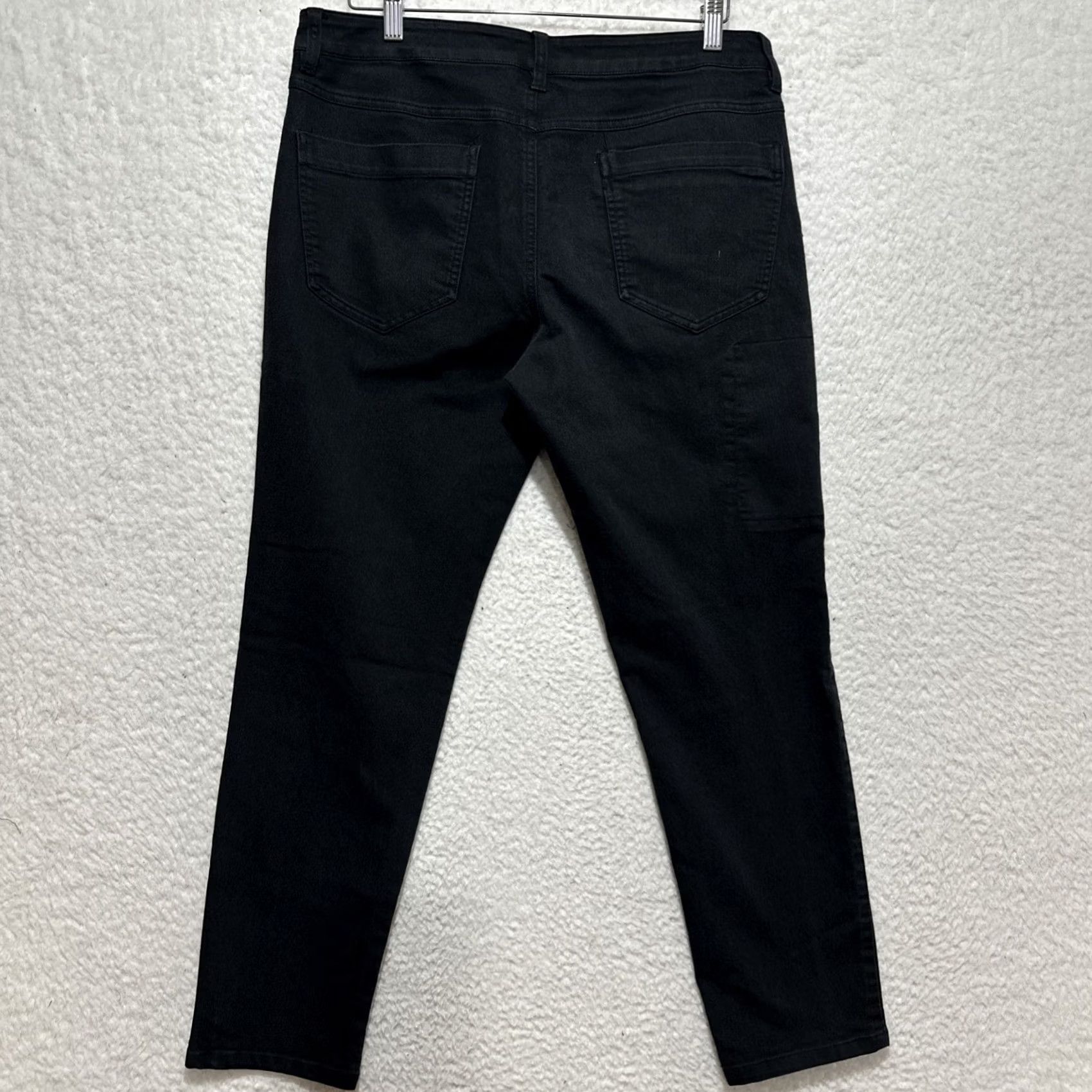 Vintage BYLT Jeans Mens 33 Black Tapered Stretch Denim Everyday Pant Shirt? Size US 33 - 2 Thumbnail