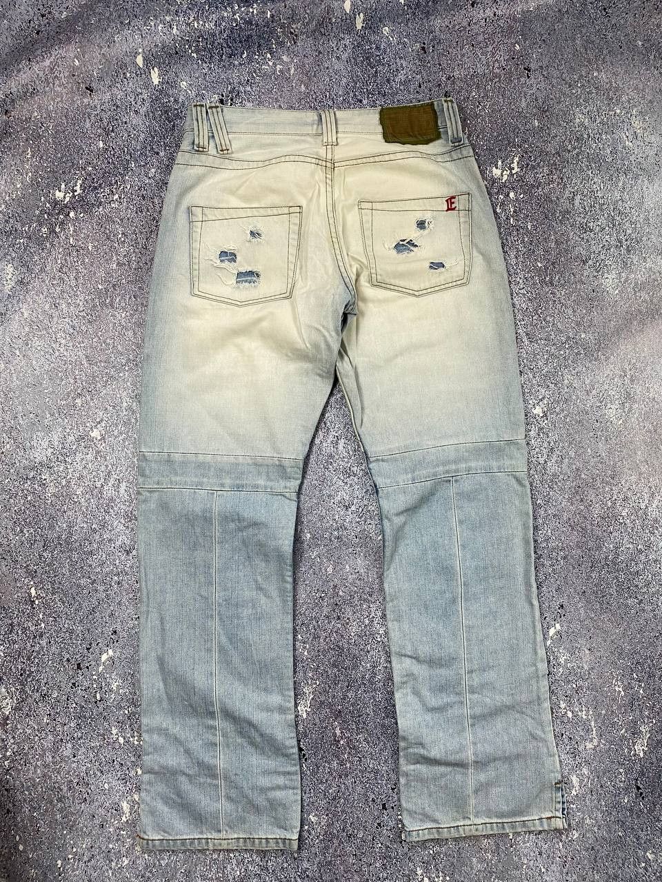 Hysteric Glamour Vintage torn distressed Japanese Style Denim Jeans Pants Y2k Size US 32 / EU 48 - 6 Thumbnail