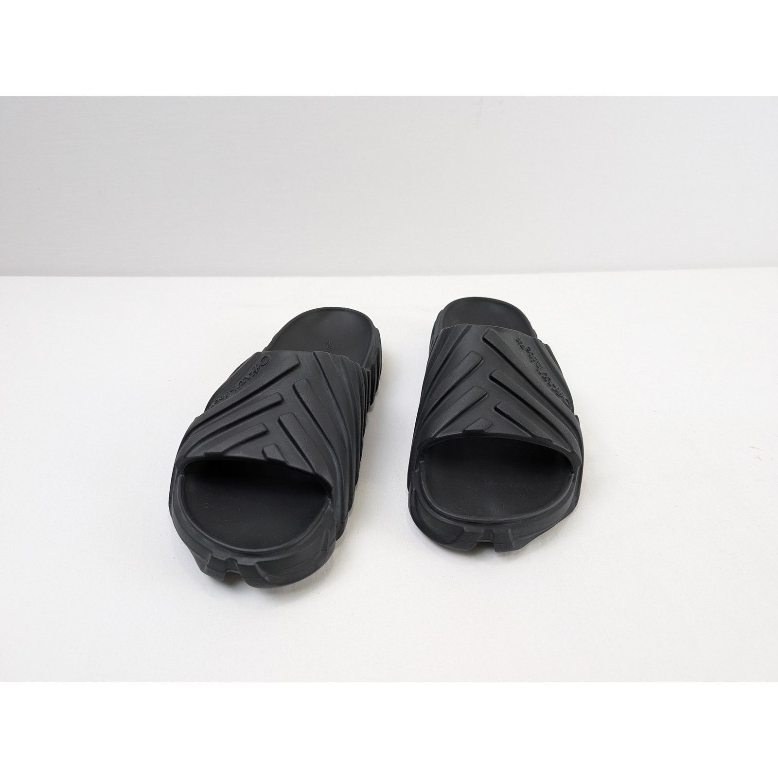 Off-White o1rshd1 Exploration Sliders Slippers in Black Size US 9 / EU 42 - 8 Thumbnail