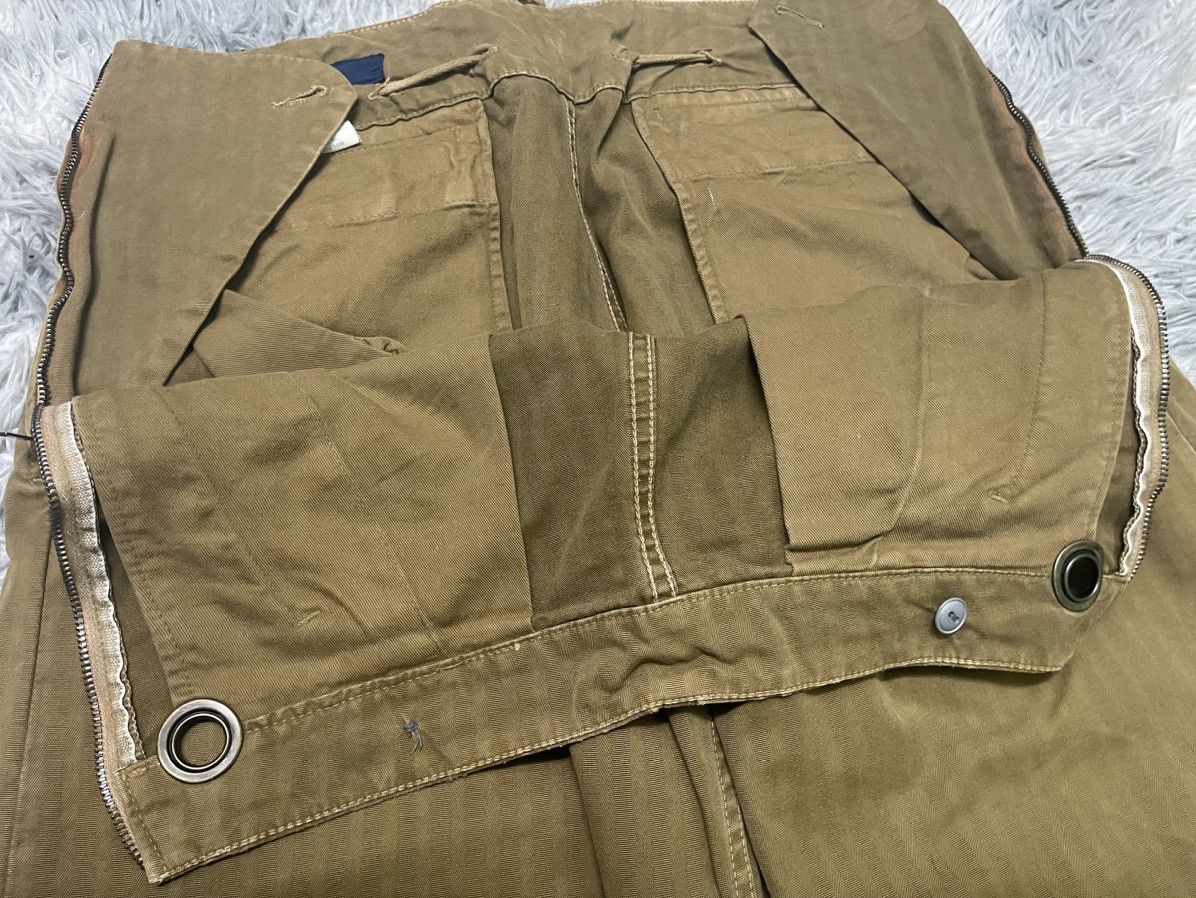 Kapital 🔥RARE🔥KAPITAL CROPPED PANT SIDE ZIPPER CHOPPED ON BOTTOM Size US 30 / EU 46 - 10 Thumbnail