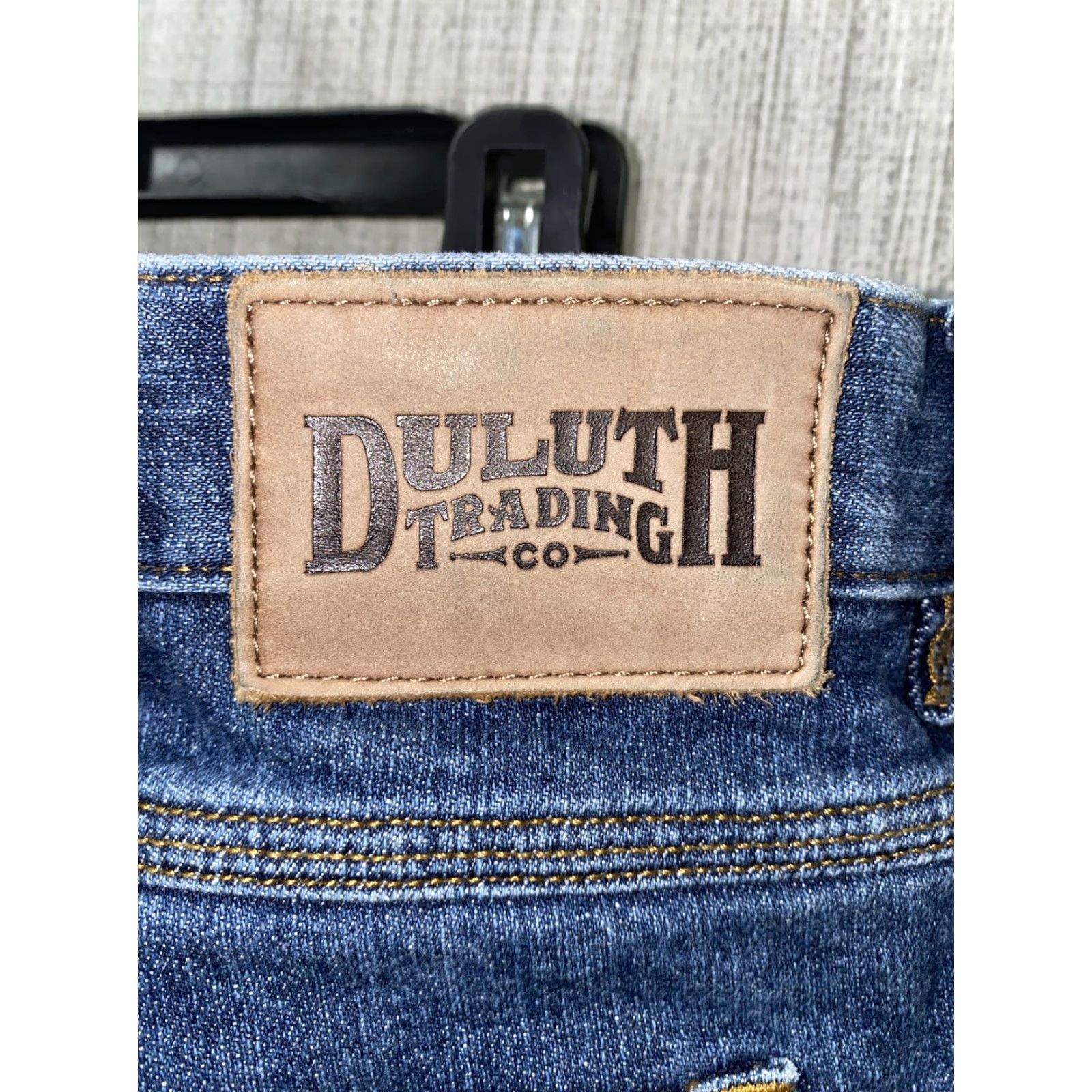 CO DULUTH TRADING CO Mens Denim Jeans Zip Fly 42x28.5 Regular Blue Cotton Denim 1990s? No, vintage no 42 Mens Size US 42 / EU 58 - 5 Thumbnail