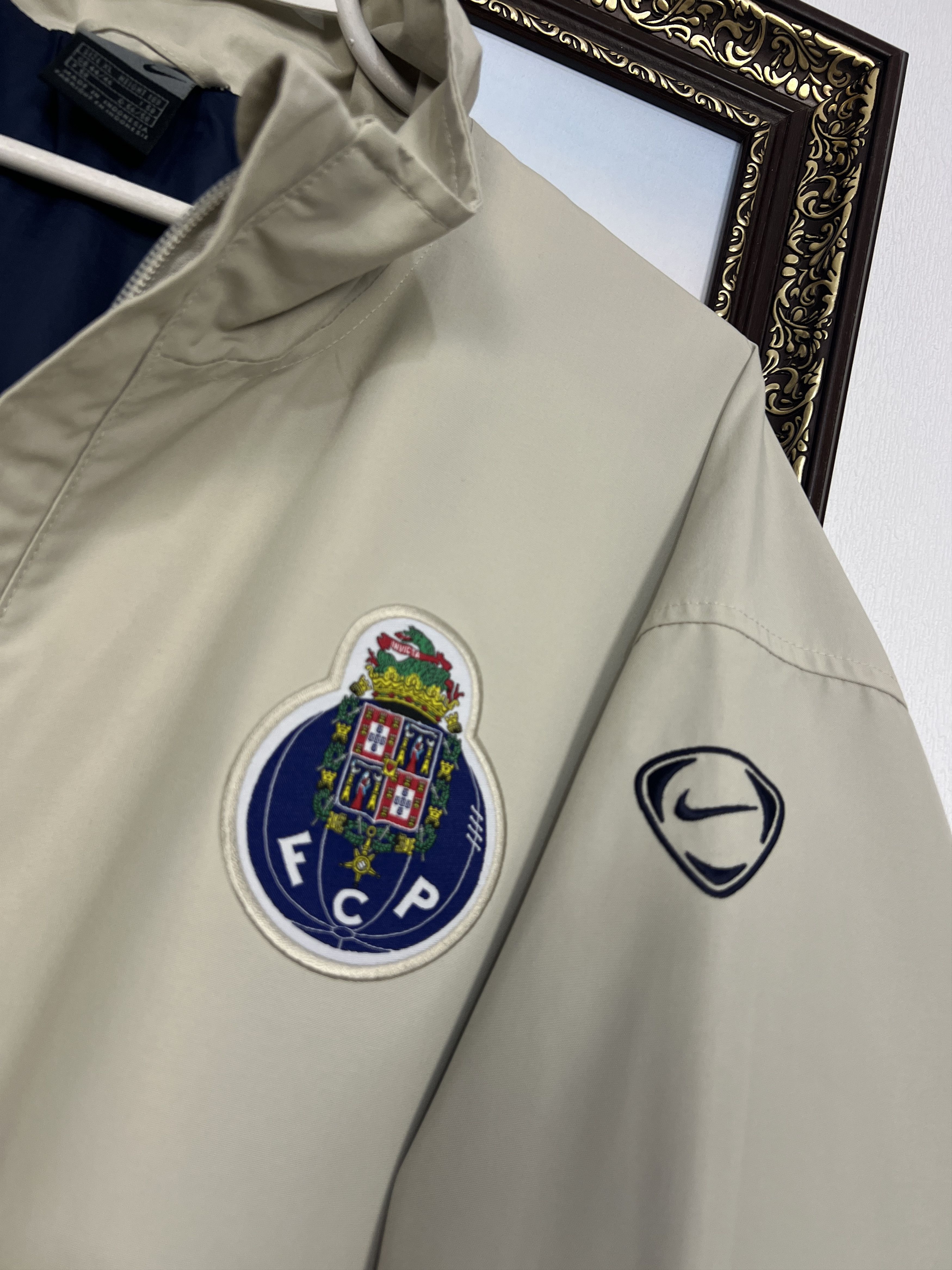 Nike Vintage Porto FC Football Jacket Soccer Track Top Zip Rare Size US XL / EU 56 / 4 - 4 Thumbnail