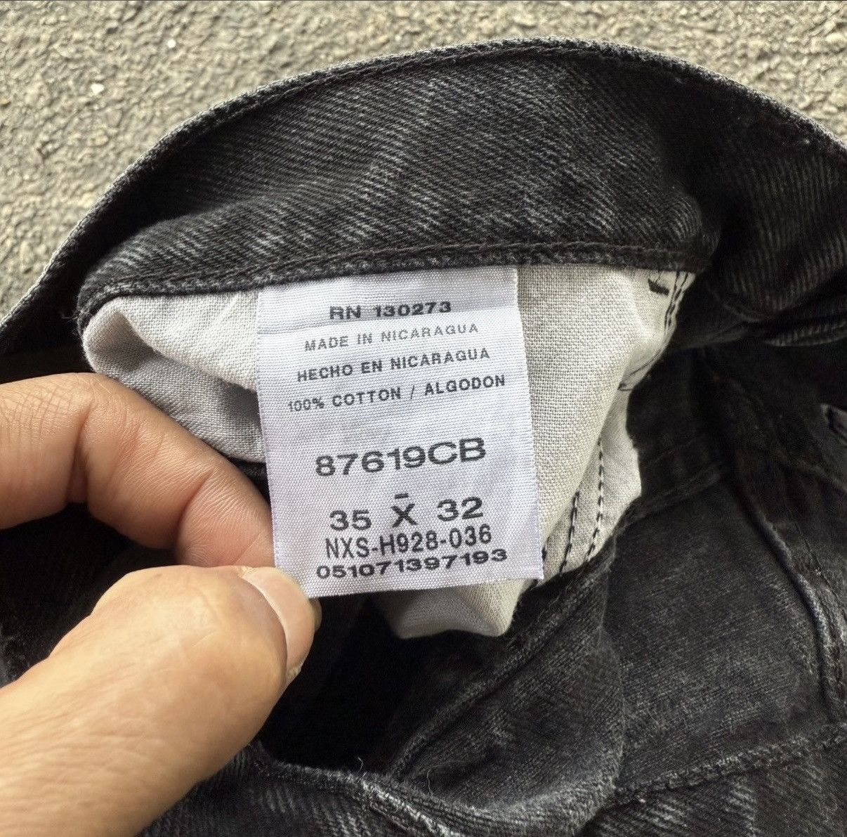 Rustler VINTAGE RUSTLER BLACK JEAN RIPPEP DENIM PANTS Size US 36 / EU 52 - 14 Thumbnail