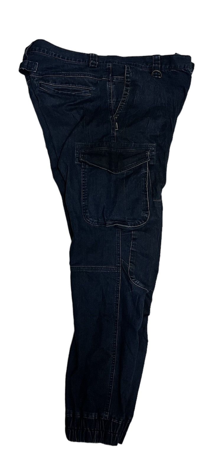 Japanese Brand Rocky Denim Cargo Pants Size US 36 / EU 52 - 7 Thumbnail