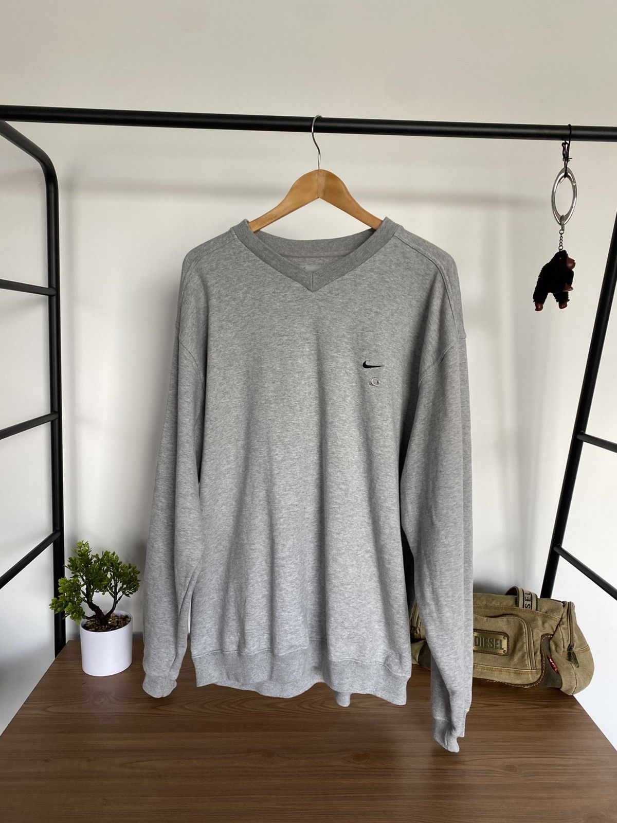 Nike × Vintage Nike Vintage Sweatshirt Made in Greece Size US XL / EU 56 / 4 - 1 Thumbnail