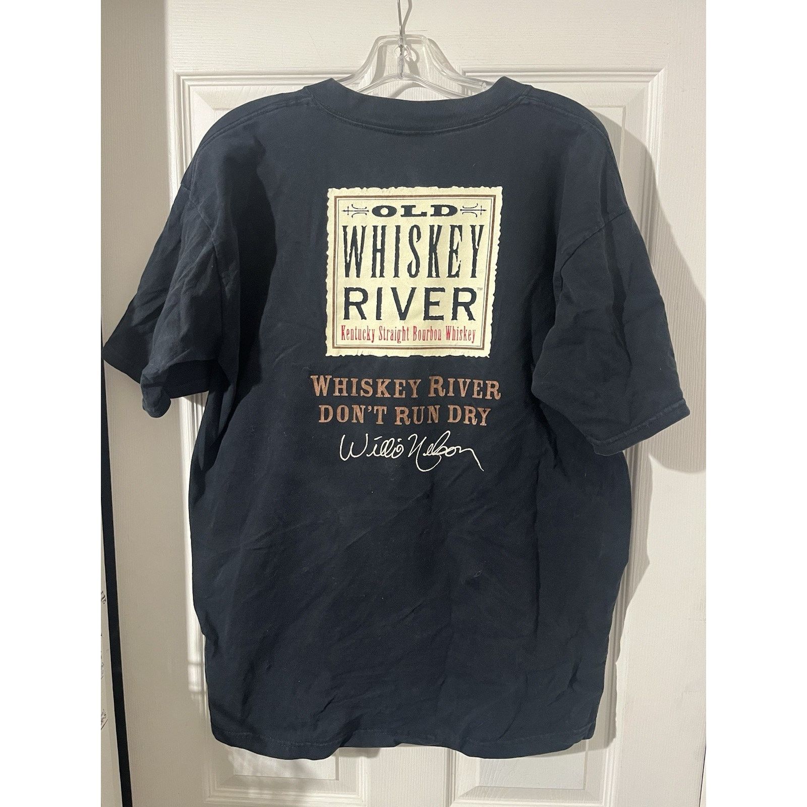 All Sport Vintage Willie Nelson Old Whiskey River Bourbon Shirt Sz XL Size US XL / EU 56 / 4 - 4 Thumbnail