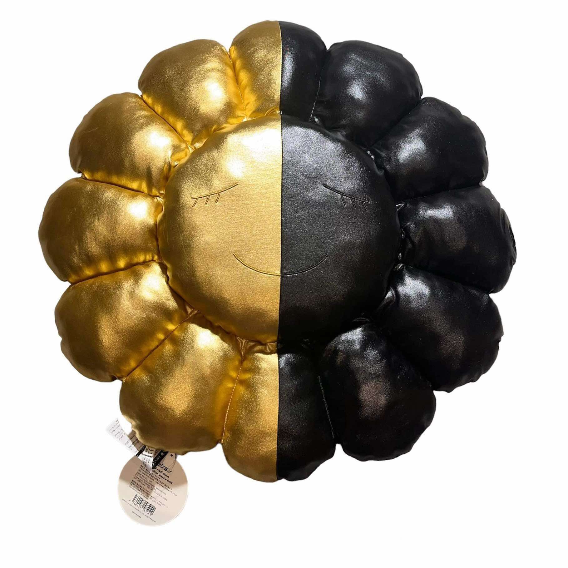 Takashi Murakami Takashi Murakami 60cm Hikaru Gold/Black cushion pillow Size ONE SIZE - 2 Thumbnail