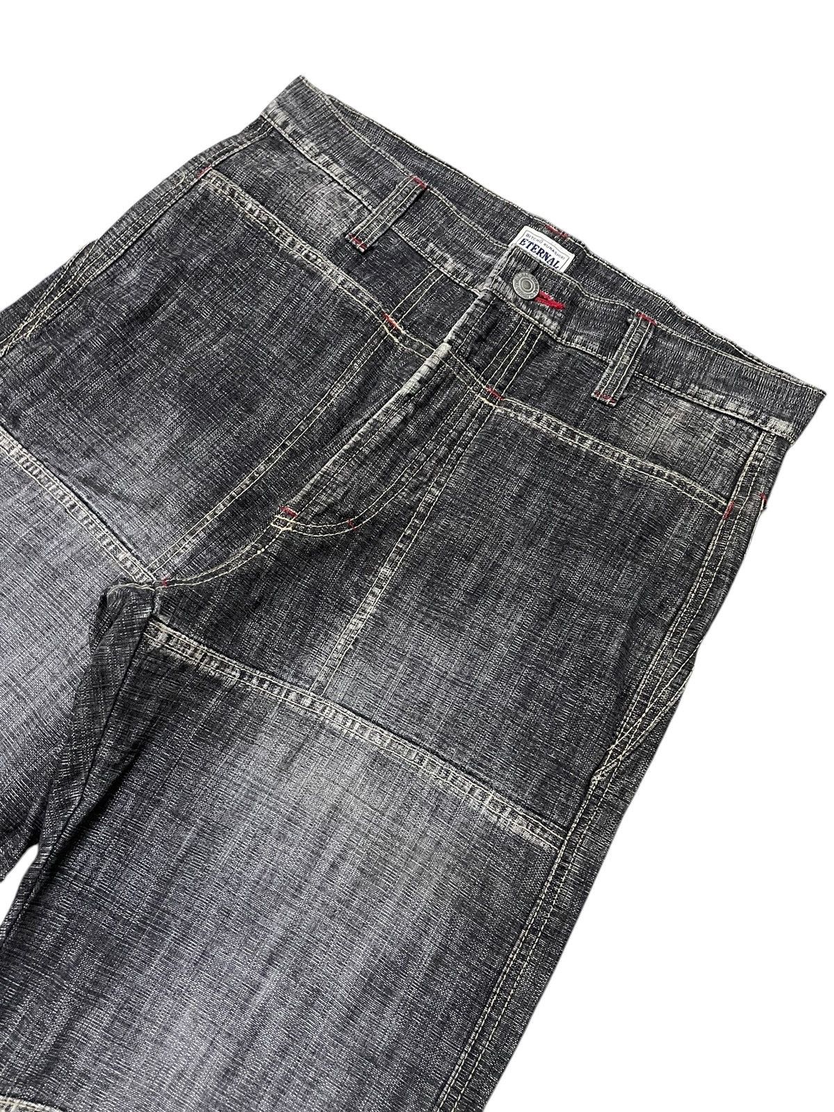 Eternal × Japanese Brand × Le Grande Bleu (L.G.B.) Eternal Bitchu Kurashiki Paneling Stone Wash Denim Jeans Size US 29 - 3 Thumbnail