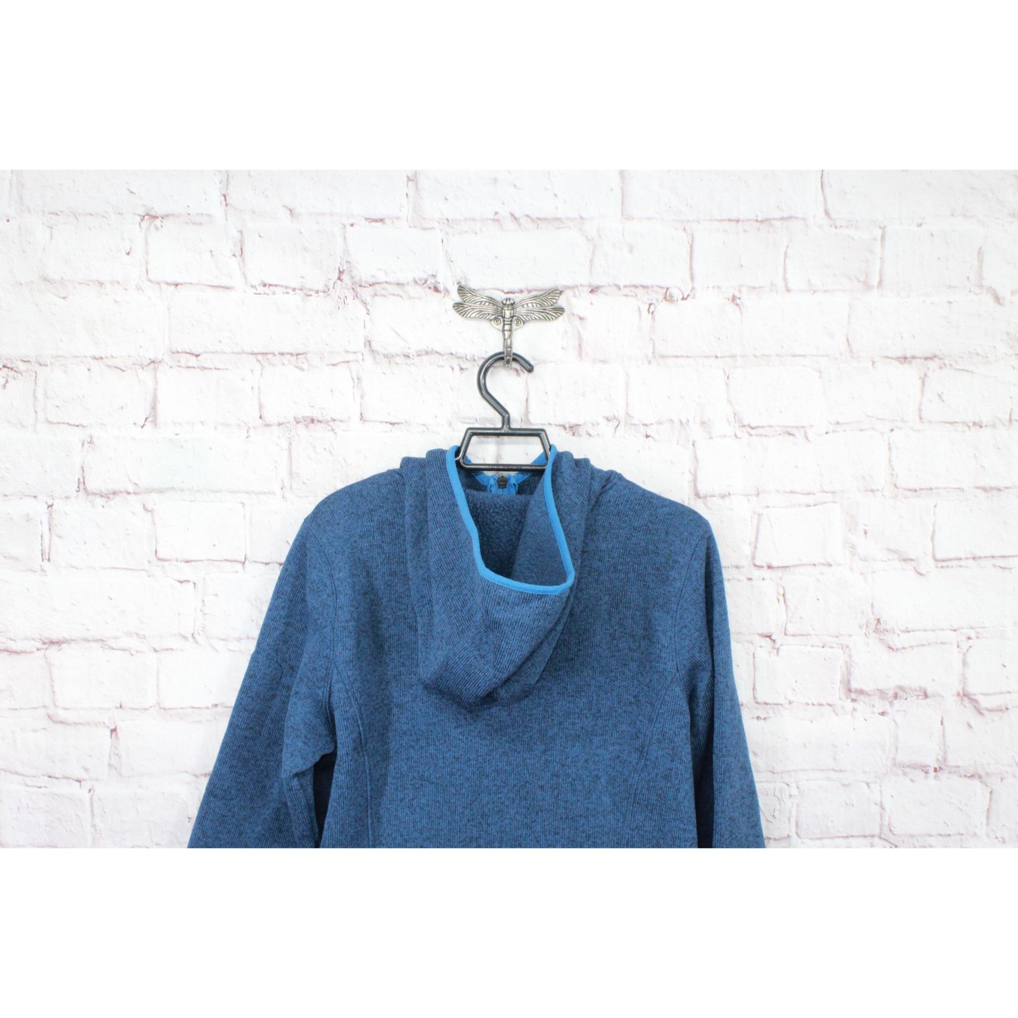 L.L. Bean LL Bean Women's Sweater Fleece Coat Mallard Blue Size M Size M / US 6-8 / IT 42-44 - 4 Thumbnail