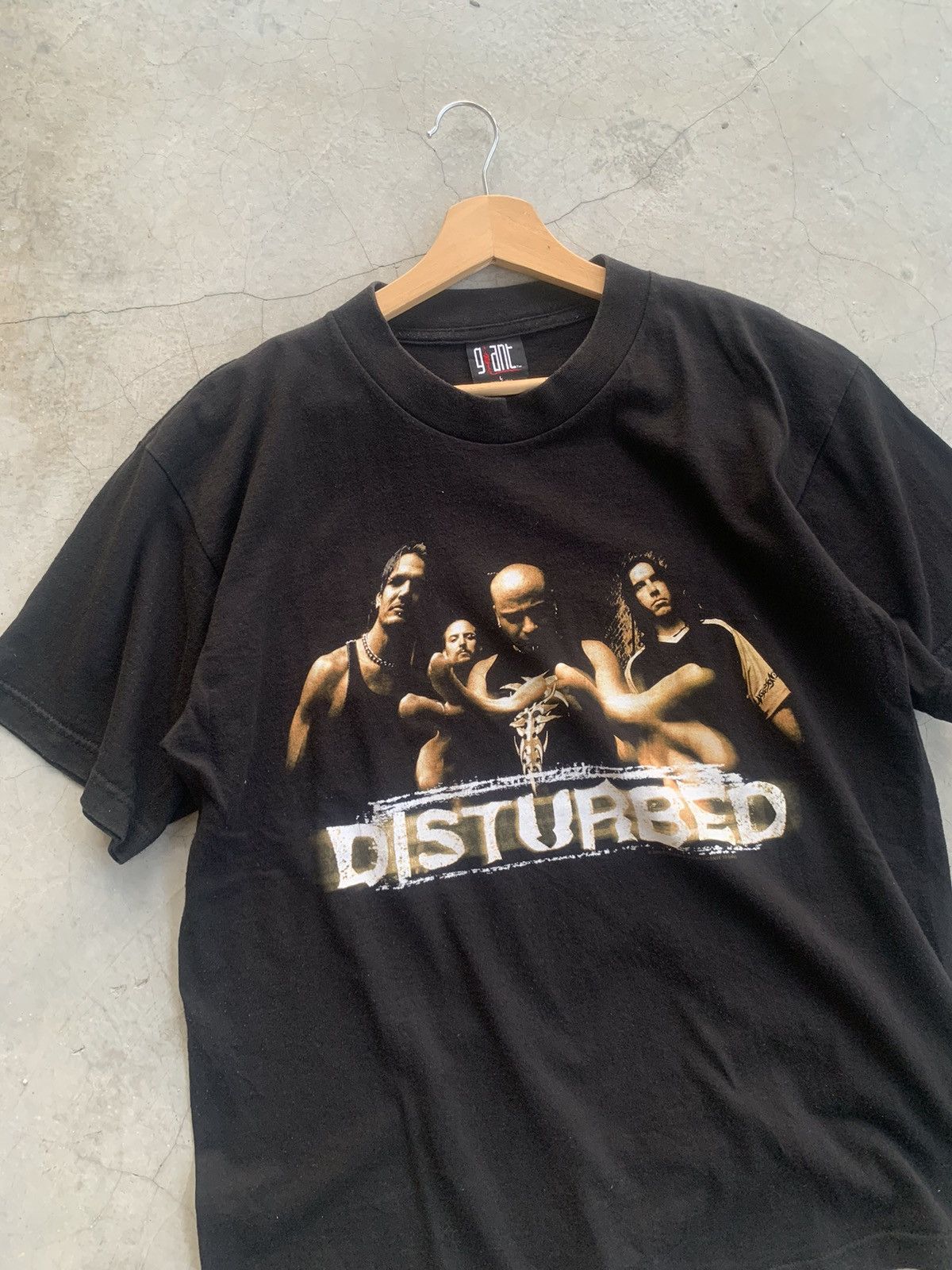 Band Tees × Vintage Y2K DISTURBED LINE UP HEAVY METAL Size US L / EU 52-54 / 3 - 2 Thumbnail