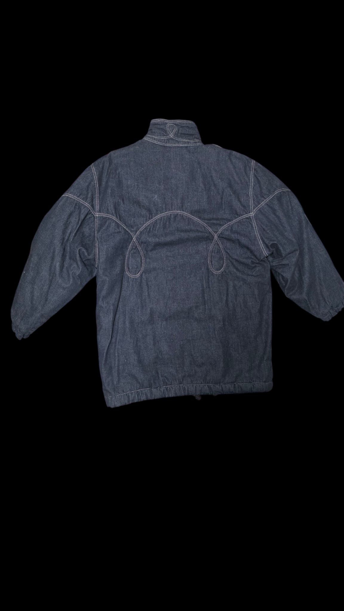 Moschino Vintage Moschino Denim Puffer Jacket – 1990s Size S / US 4 / IT 40 - 4 Thumbnail
