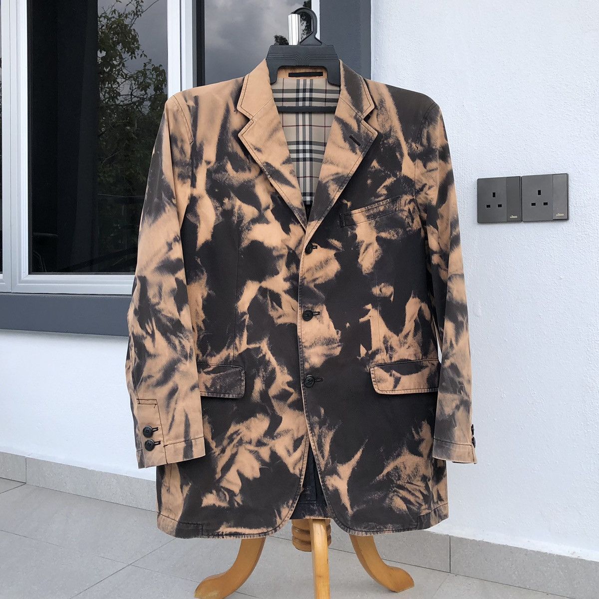 Burberry Burberry Black Label Tie Dye Blazer / Jacket Size US M / EU 48-50 / 2 - 4 Thumbnail