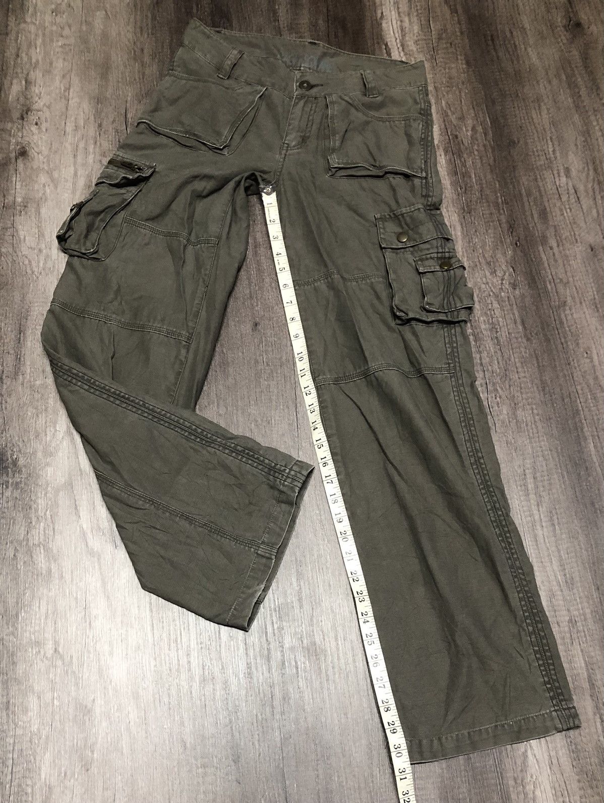 Designer × Japanese Brand Vintage Magic Square Cargo Pant Multi Pocket Size US 29 - 5 Thumbnail