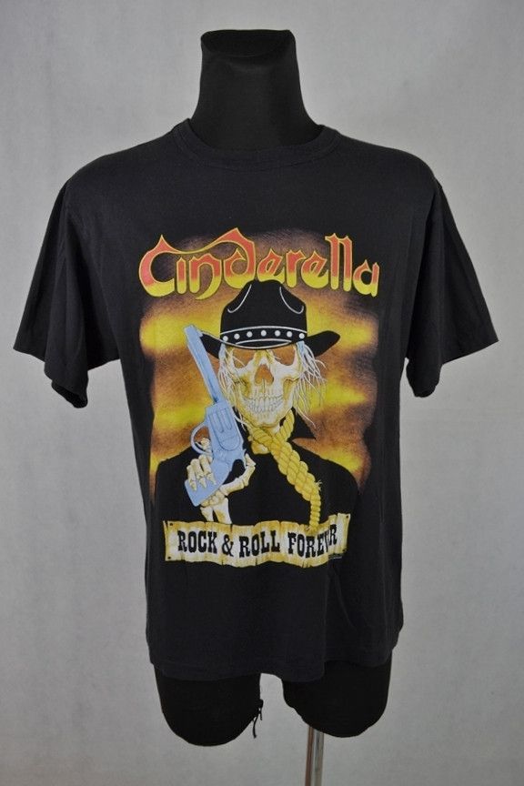 Brockum Vintage 1988 CINDERELLA Loves The South Band Tee L Size US L / EU 52-54 / 3 - 1 Thumbnail