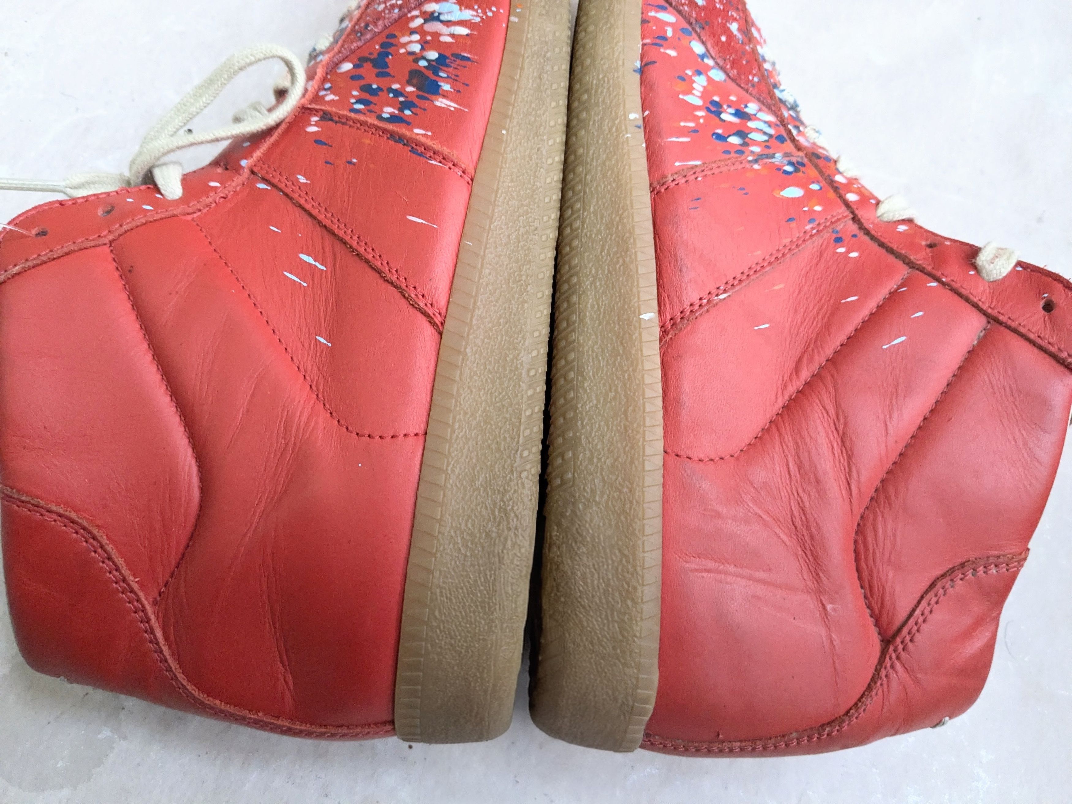 Maison Margiela Maison Margiela Replica GAT Red Paint Splatter 9 42 Size US 9 / EU 42 - 10 Thumbnail