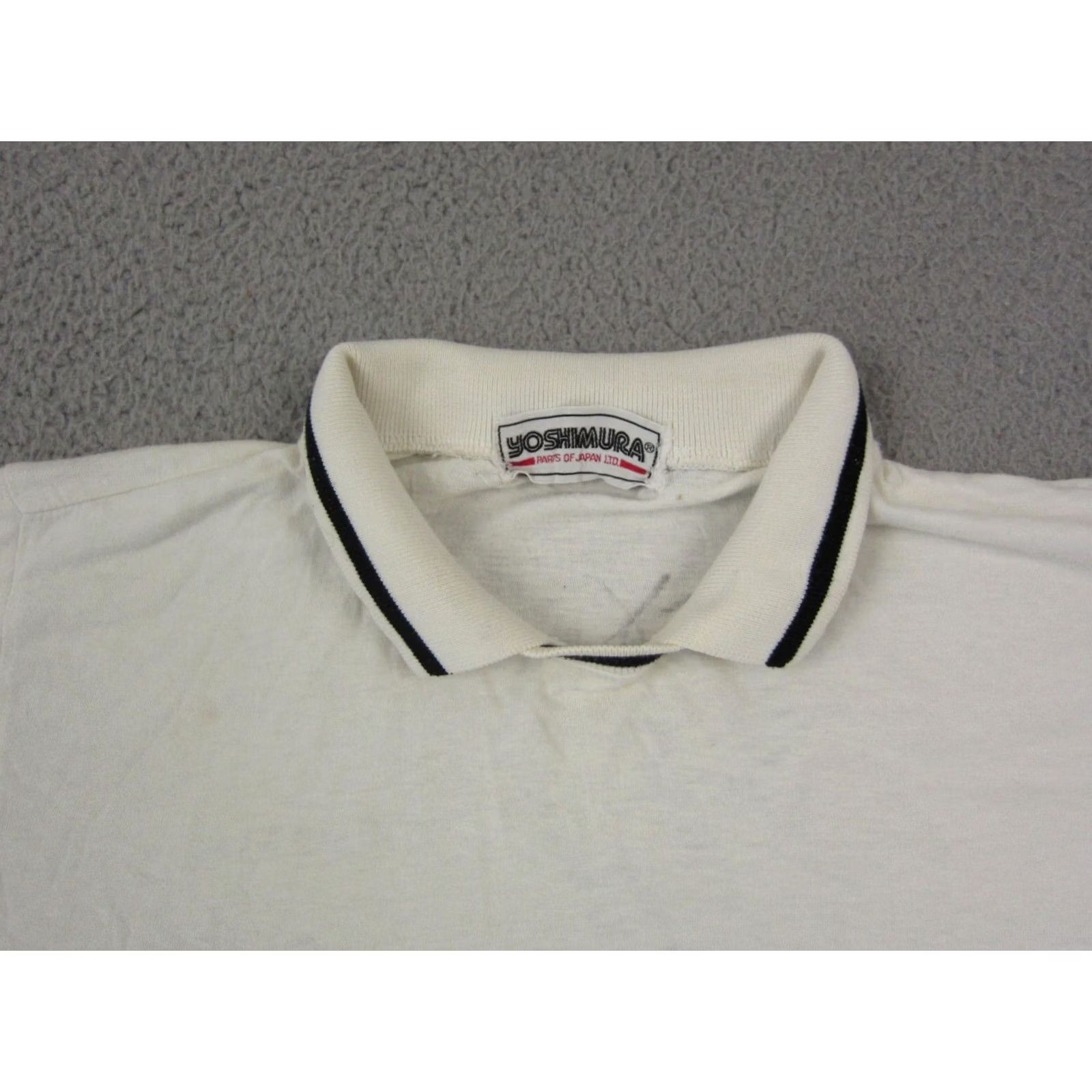 Vintage Vintage Yoshimura Racing Polo Shirt Mens Small White 1985 Biker Moto Size US S / EU 44-46 / 1 - 2 Thumbnail