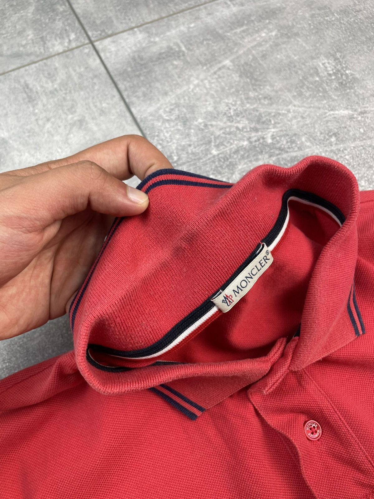 Moncler Moncler Maglia Polo Manica Corta T-shirt Size US M / EU 48-50 / 2 - 9 Thumbnail