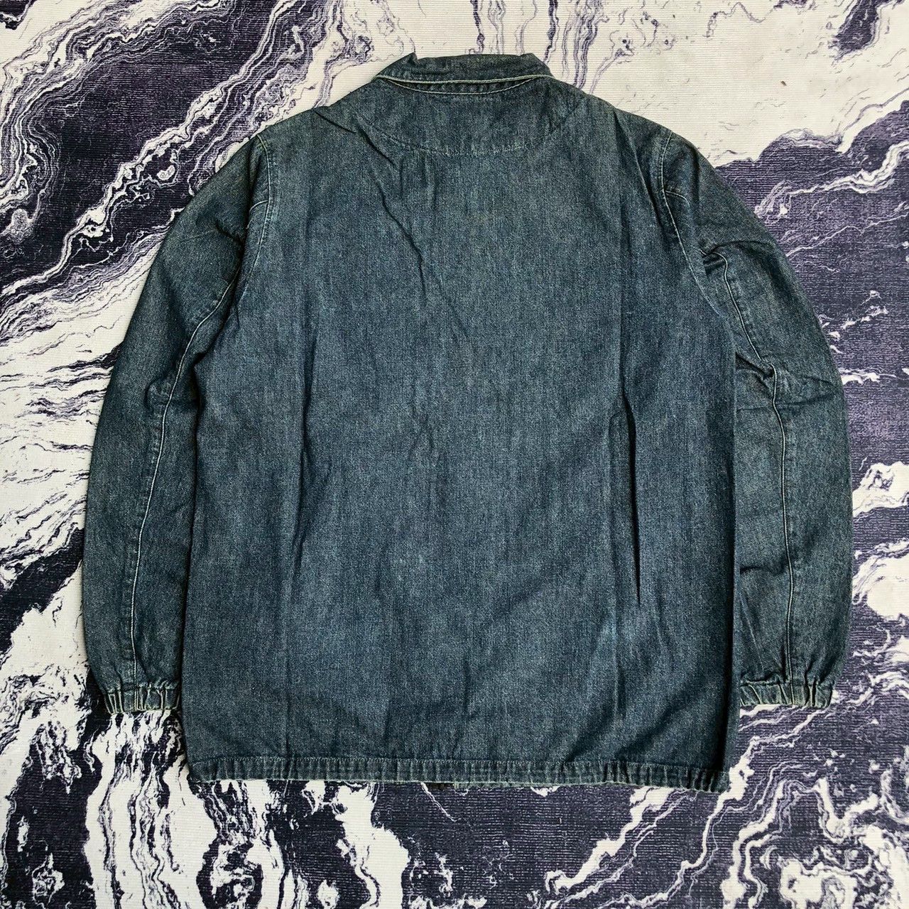 URBAN RESEARCH DOORS Urban Research DOORS Denim Varsity Coach Jackets Size US M / EU 48-50 / 2 - 4 Thumbnail