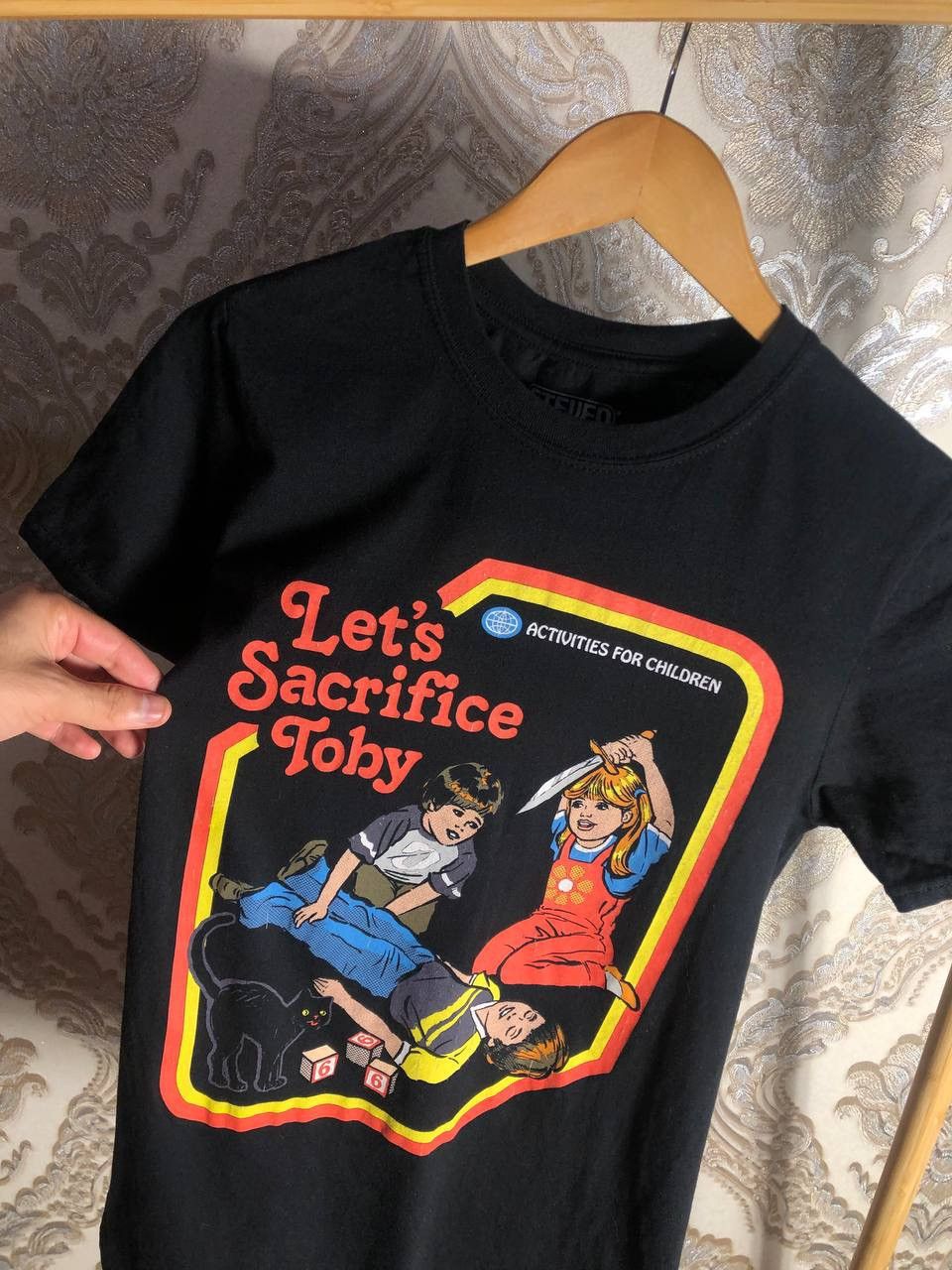 Vintage VERY RARE STEVEN RHODES T-SHIRT LET’S SACRIFICE TODY Y2K 90s Size US S / EU 44-46 / 1 - 2 Thumbnail