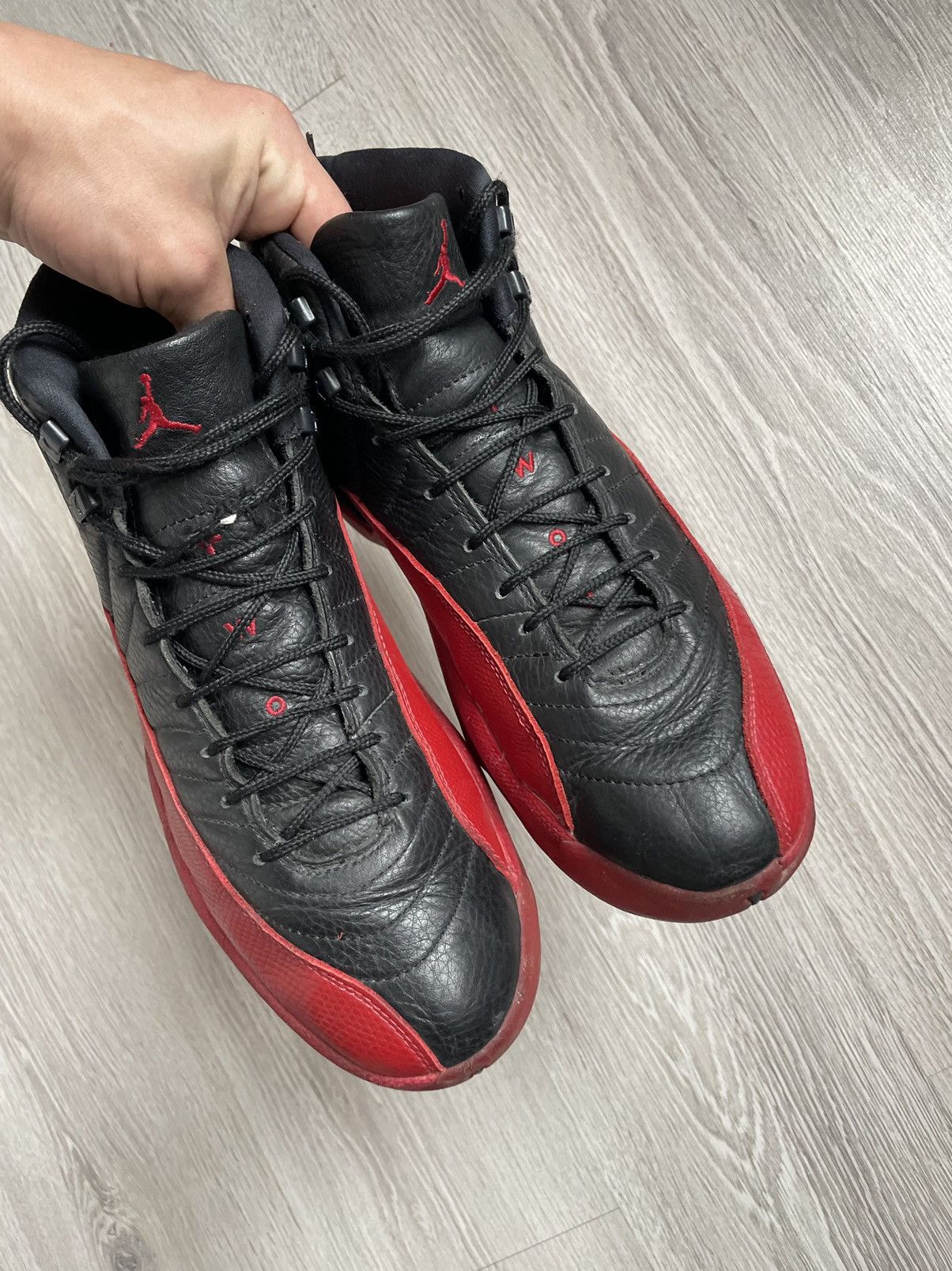 Nike Rare💥1997 Air Jordan 12 OG Flu Game Y2K Size US 11.5 / EU 44-45 - 2 Thumbnail