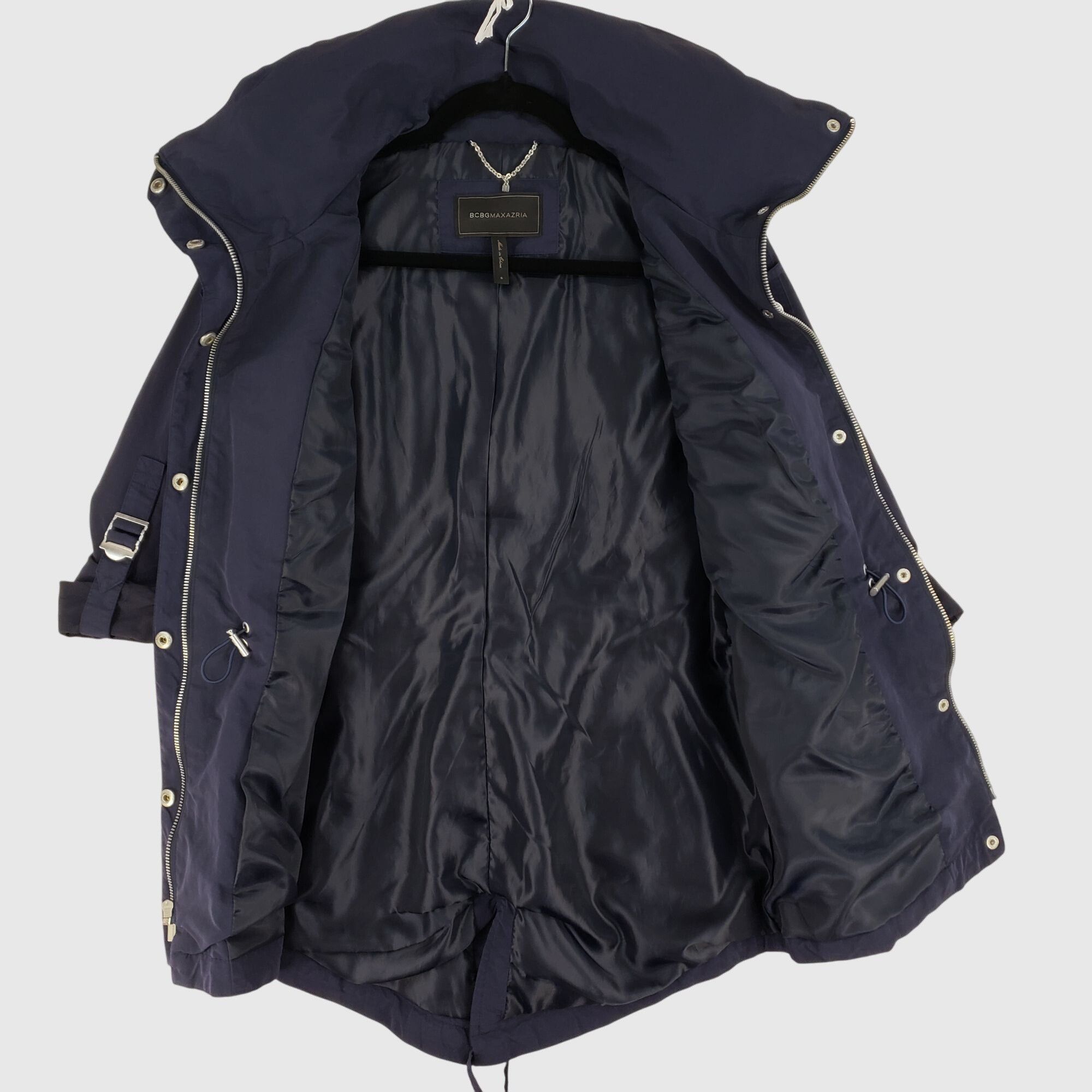 Bcbgmaxazria BCBGMaxAzria Brooke Utility Anorak Raincoat Womens Sz S Size S / US 4 / IT 40 - 5 Thumbnail