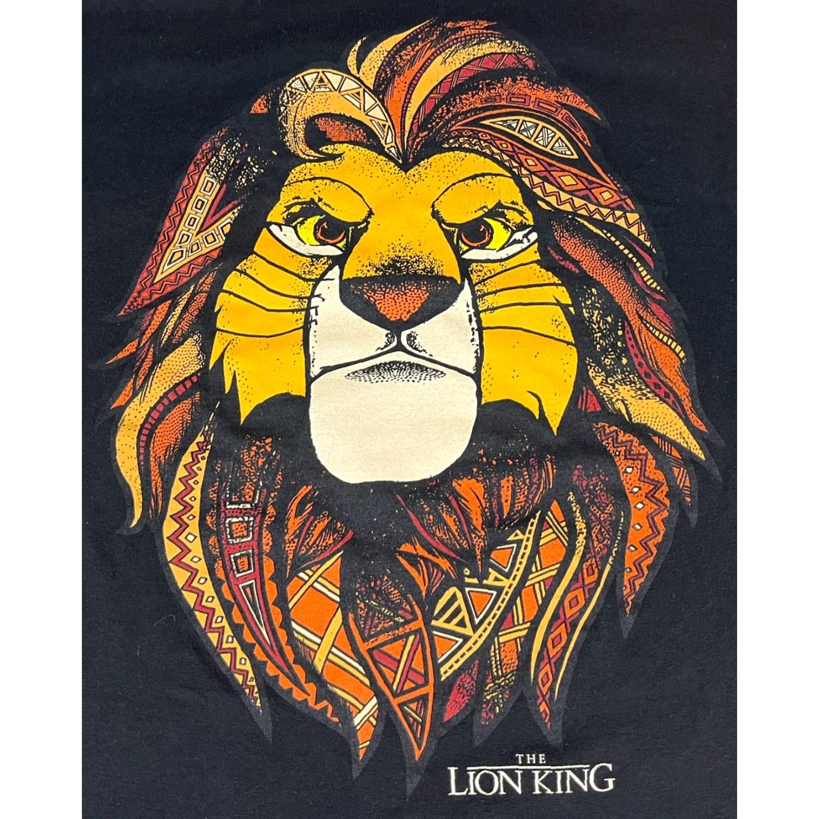 Disney Disney Unisex Adults The Lion King T-Shirt M Black Cotton Crew Neck Short Sleeve SX? Size US M / EU 48-50 / 2 - 3 Thumbnail