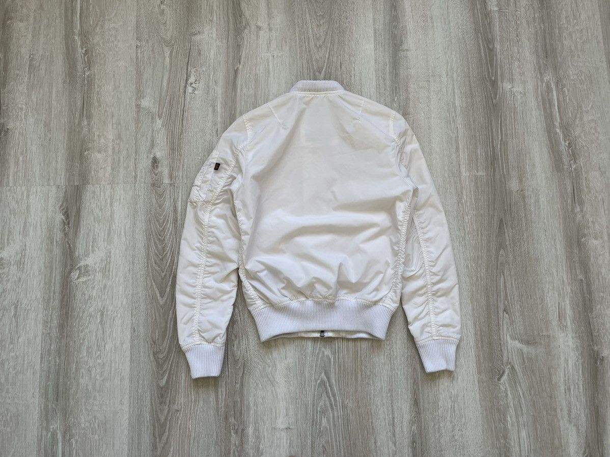 Alpha Industries × Vintage Alpha Industries Bomber MA-1 Flyers Jacket Women's White Size S / US 4 / IT 40 - 13 Thumbnail