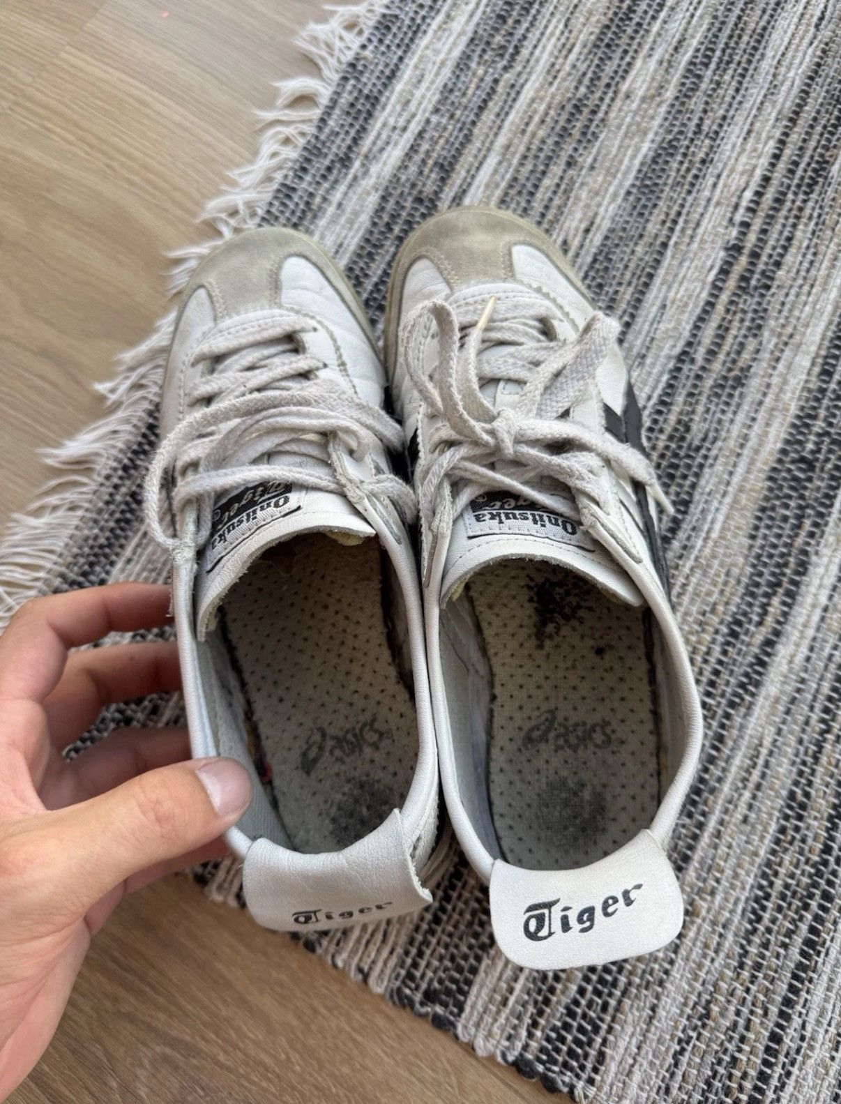 Asics Asics Onitsuka Tiger Vintage Leather White sneaker shoes Size US 7 / IT 37 - 10 Thumbnail